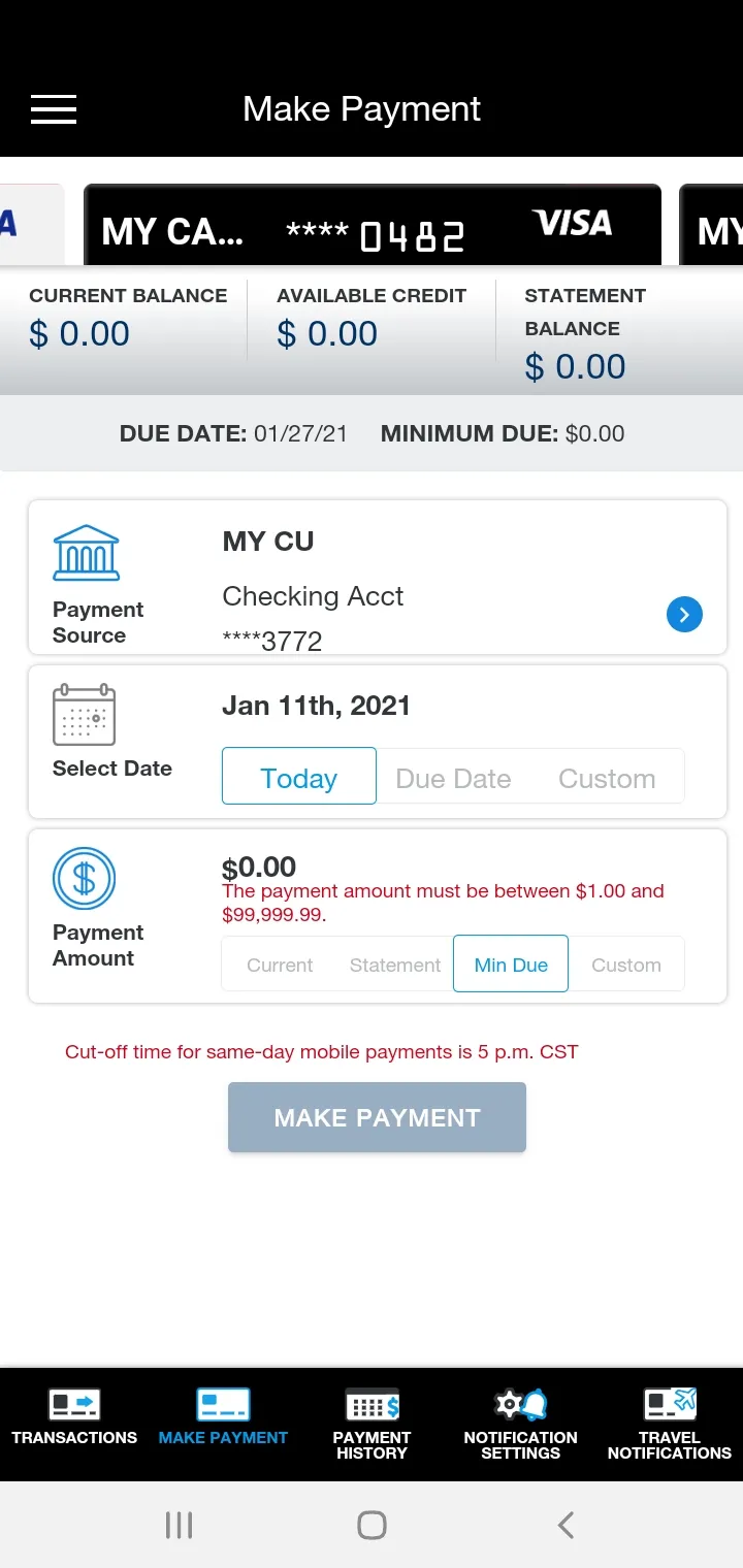 MyCU Cards | Indus Appstore | Screenshot