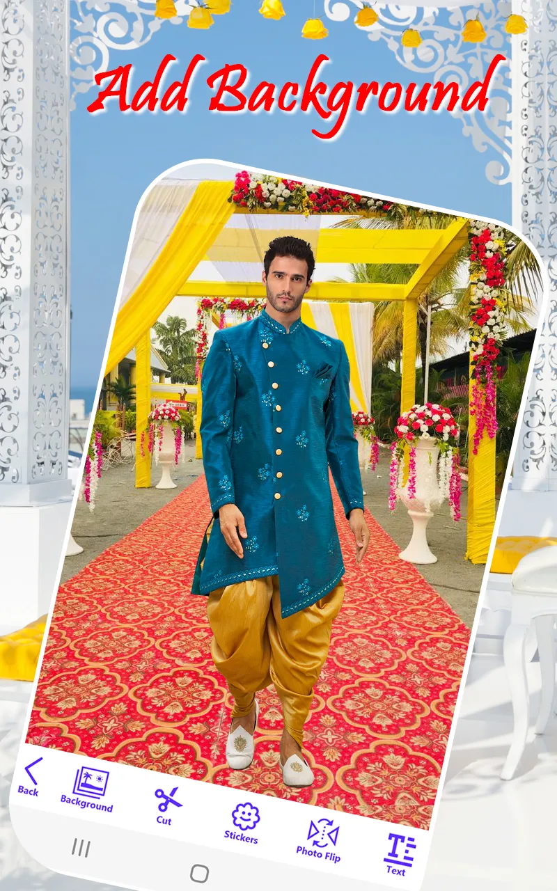 Men sherwani photo suit editor | Indus Appstore | Screenshot