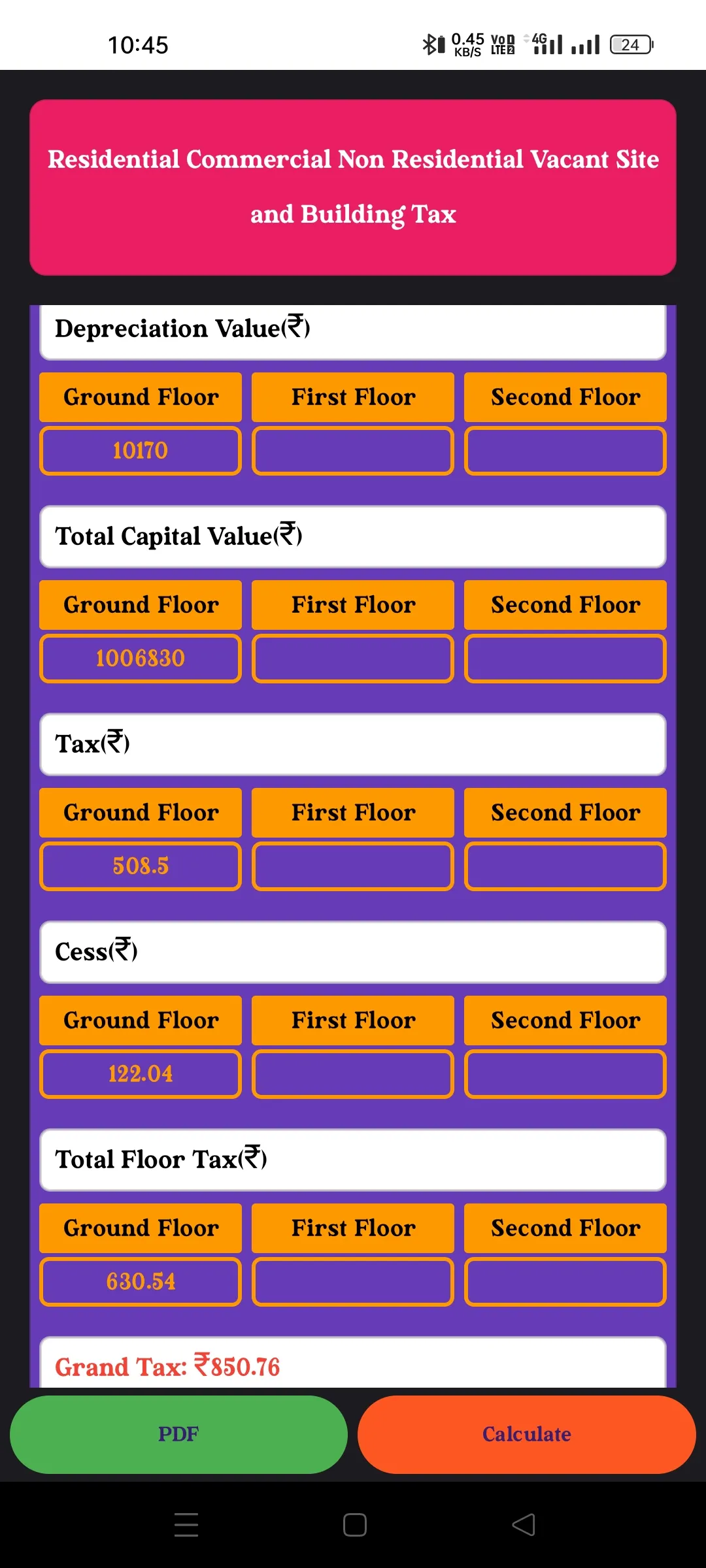 GP Tax Calculator Ai1 | Indus Appstore | Screenshot