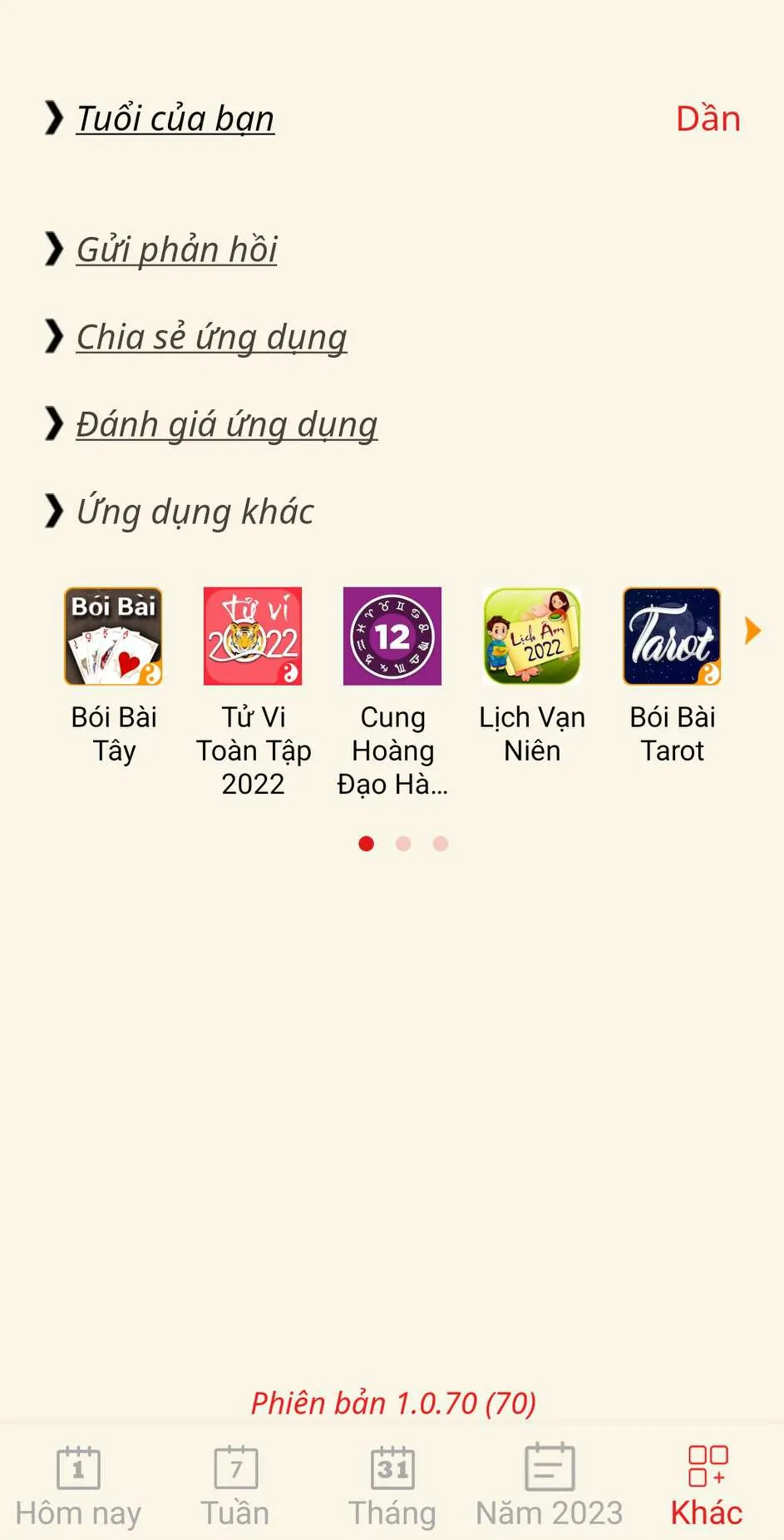 Tu Vi Hang Ngay - Tu Vi 2023 | Indus Appstore | Screenshot