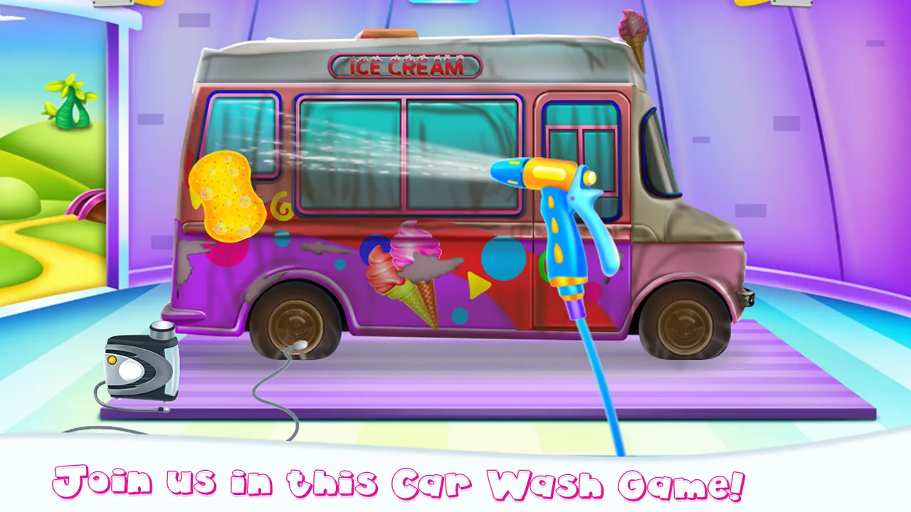 Girly Ice Cream Truck Car Wash | Indus Appstore | Screenshot