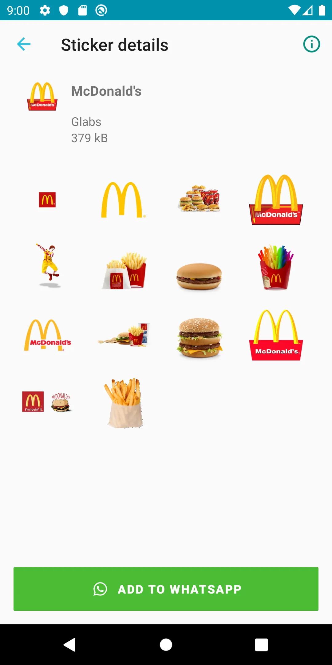 Food Stickers | Indus Appstore | Screenshot