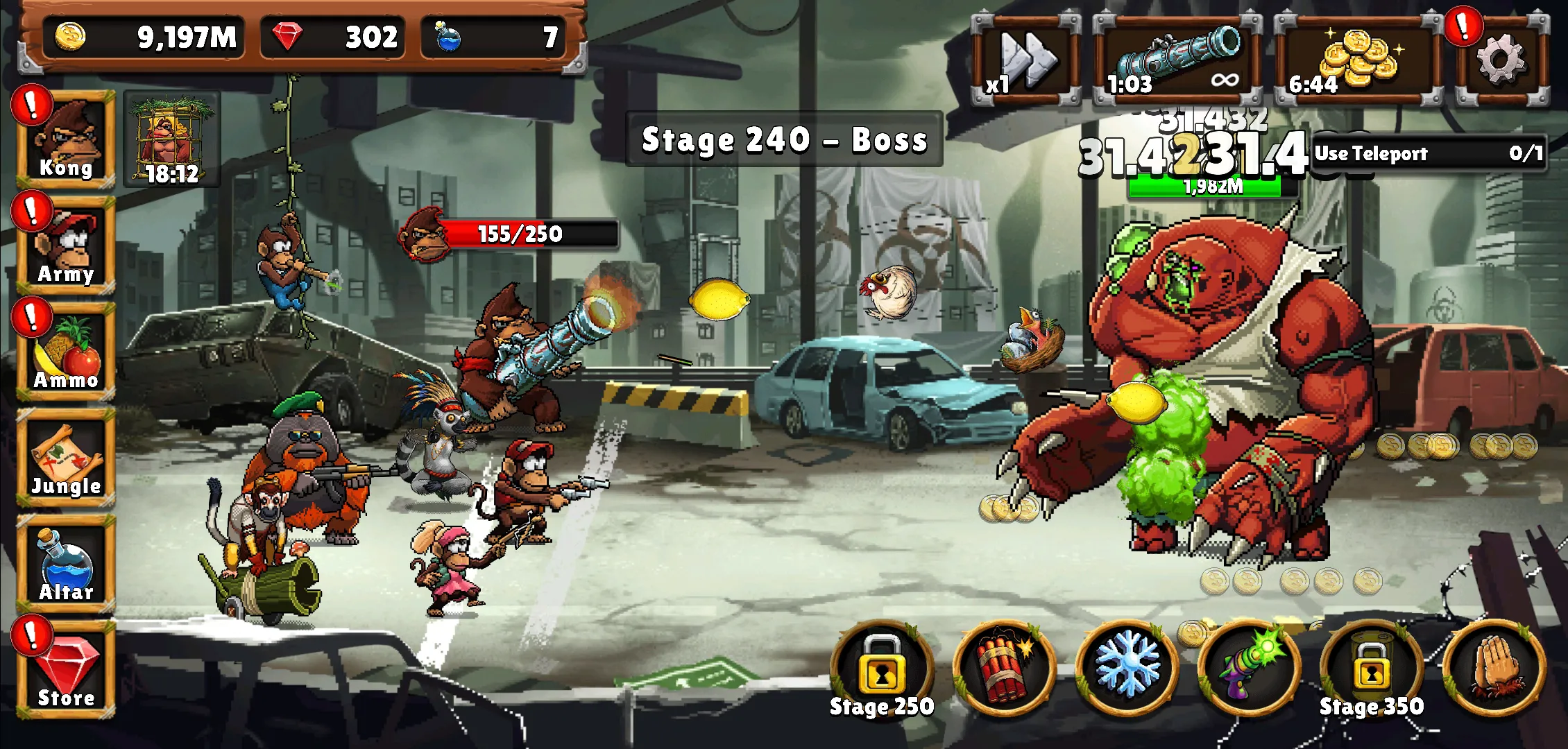 Apes vs. Zombies | Indus Appstore | Screenshot