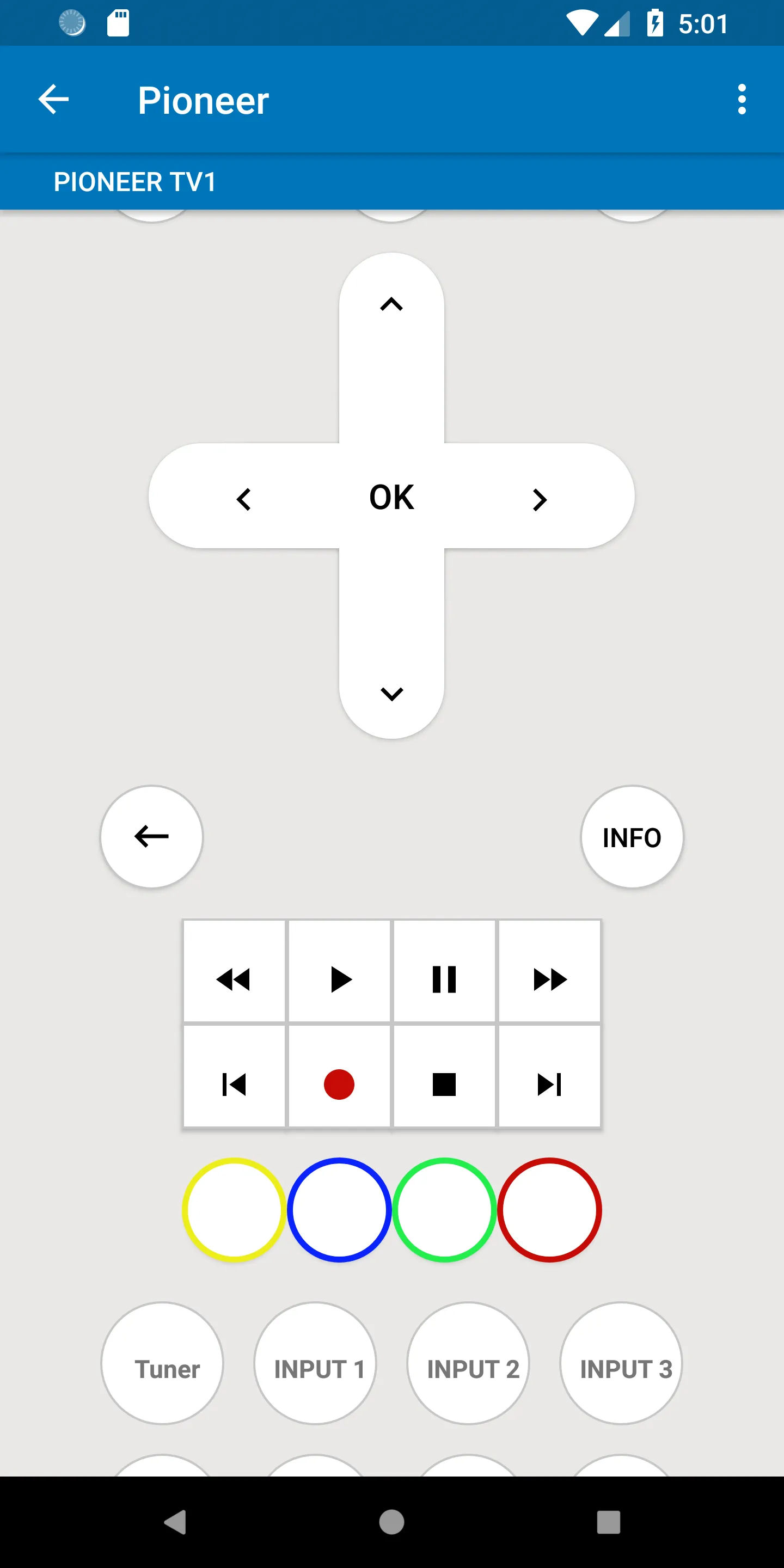Pioneer TV Remote | Indus Appstore | Screenshot