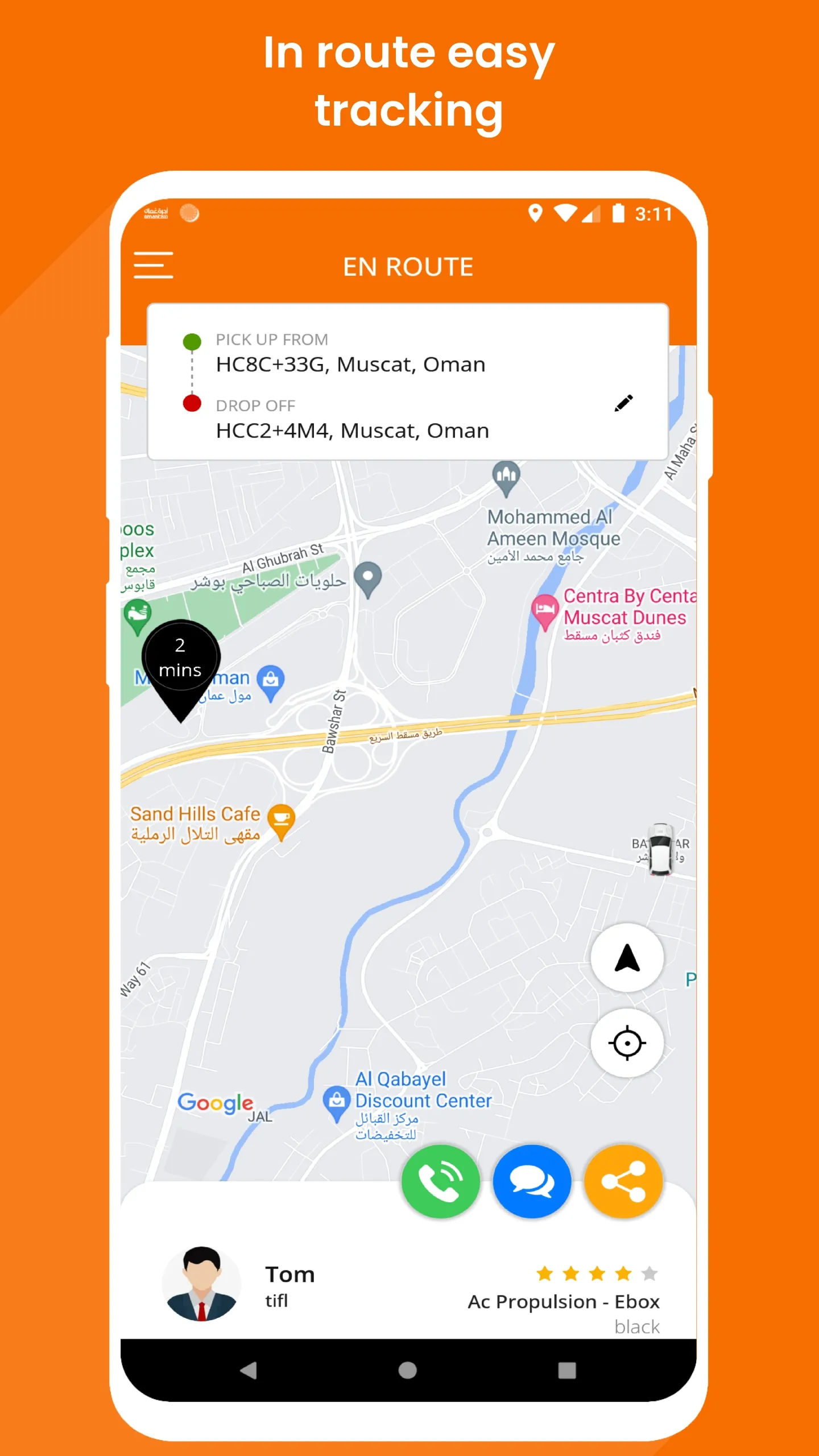 OmanTaxi | Indus Appstore | Screenshot