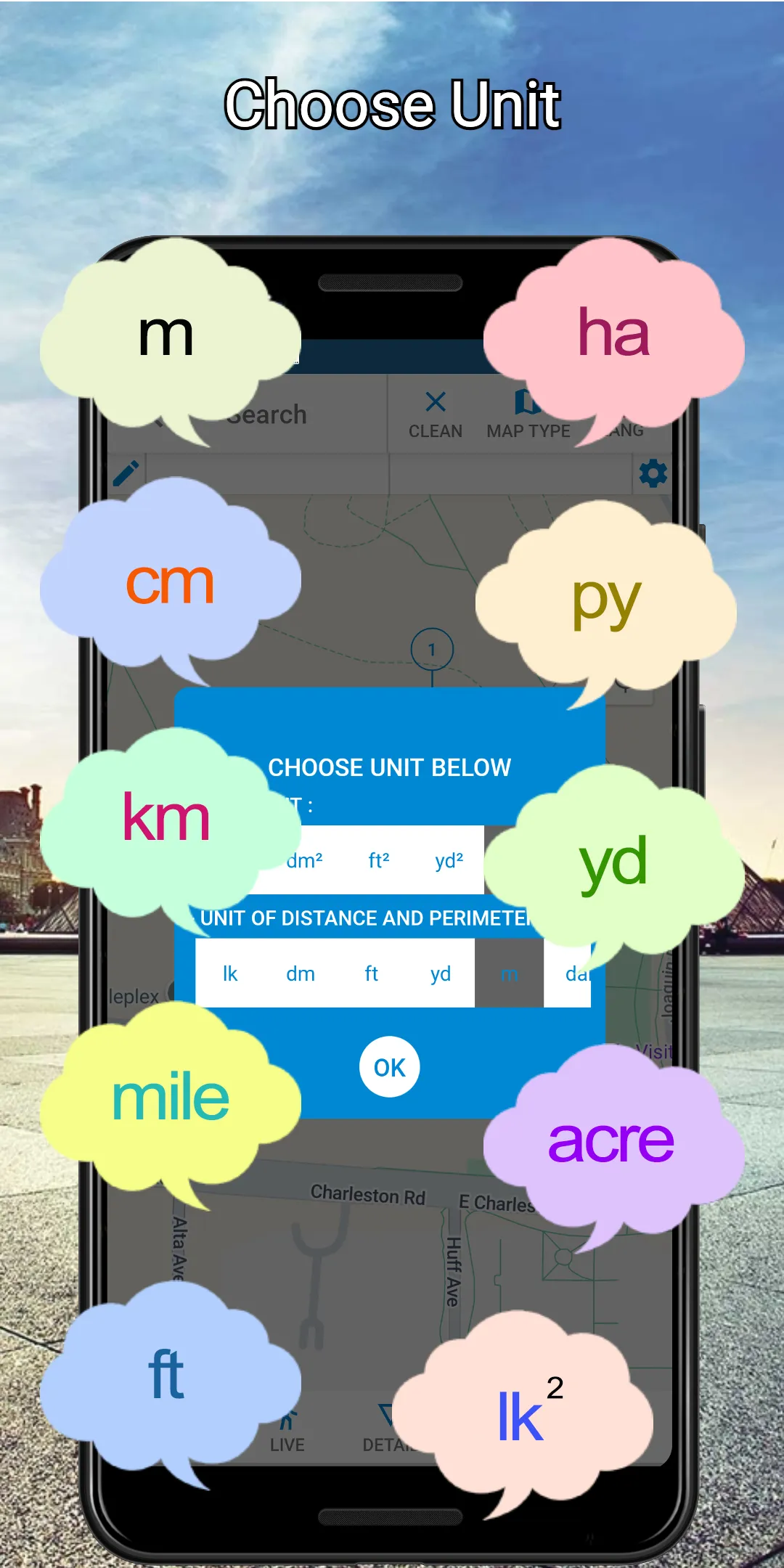 Area Calculator For Land | Indus Appstore | Screenshot