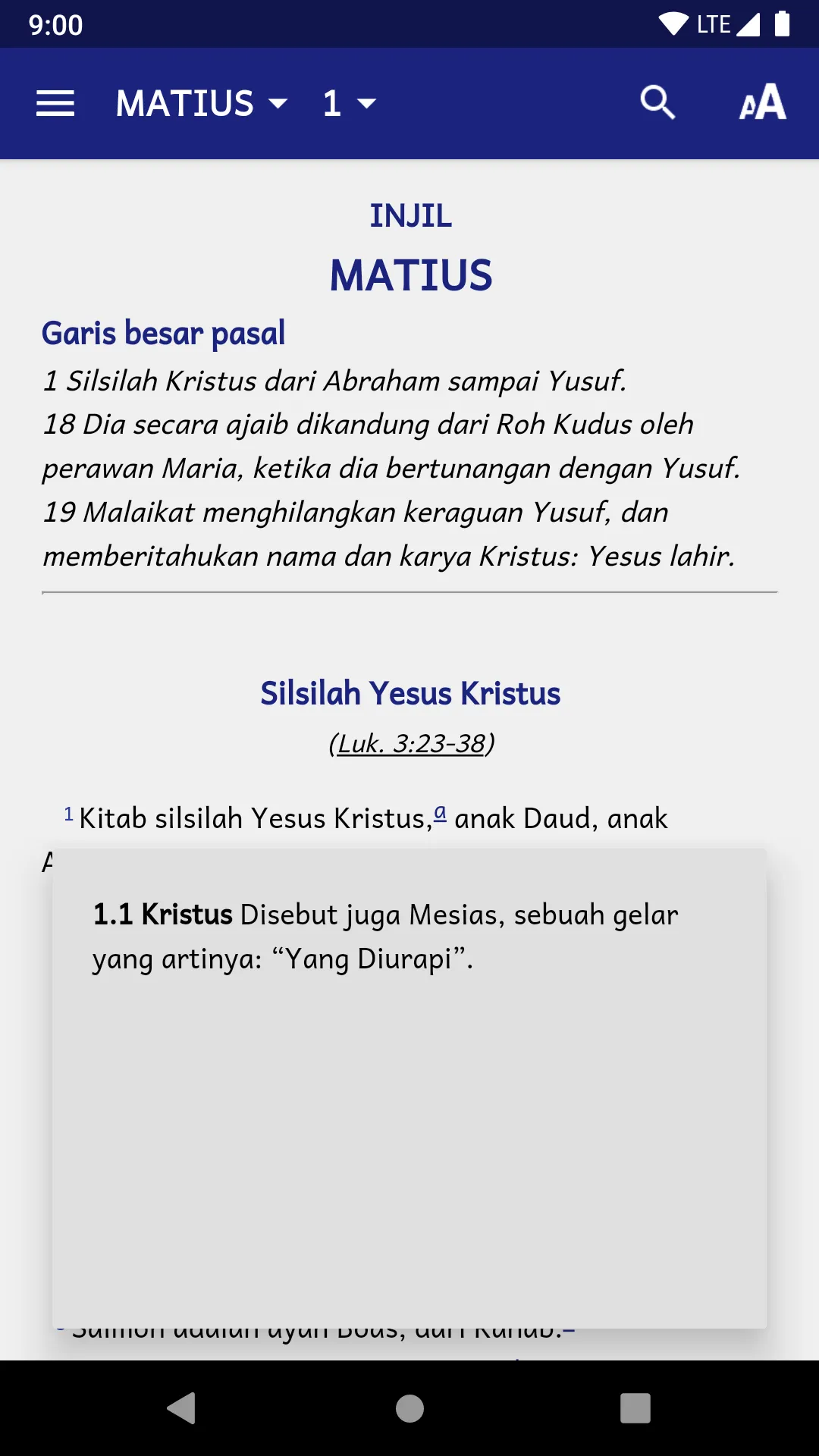 Alkitab Yang Terbuka | Indus Appstore | Screenshot