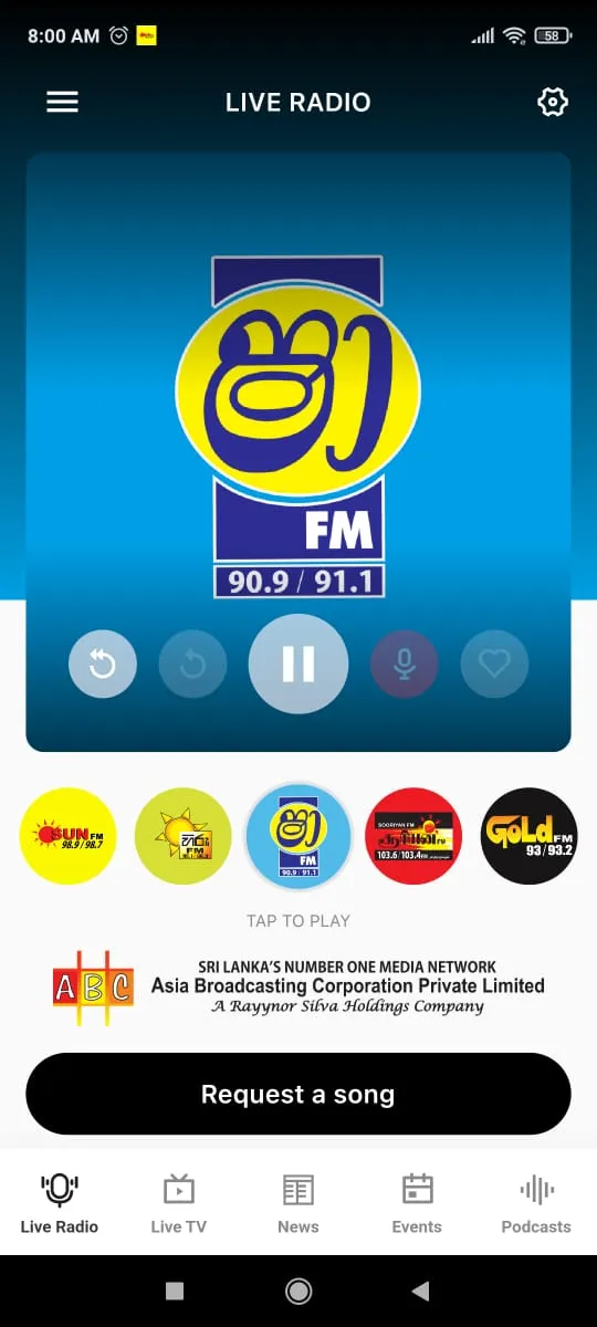 Sooriyan FM Mobile | Indus Appstore | Screenshot