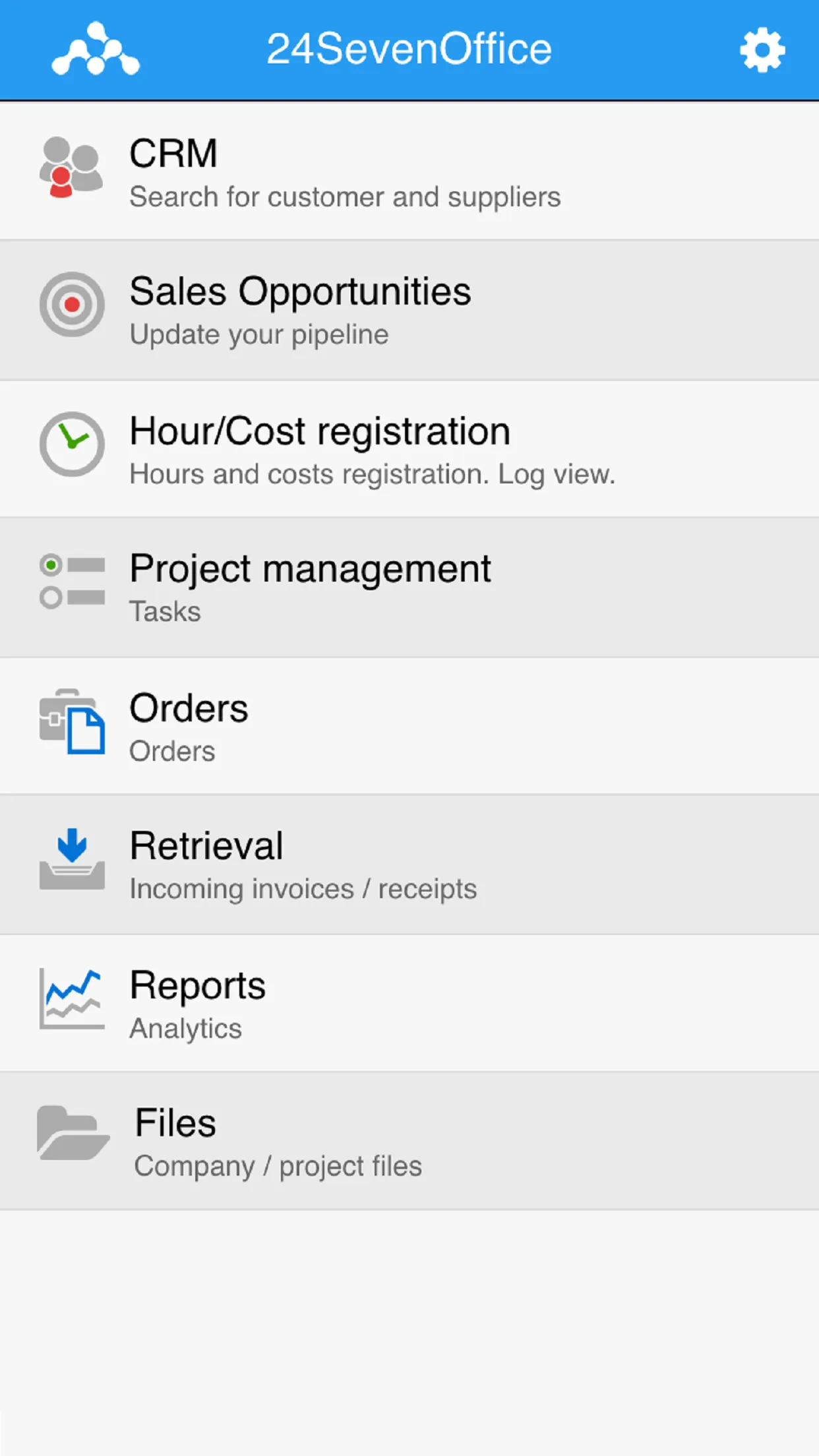 24SevenOffice | Indus Appstore | Screenshot