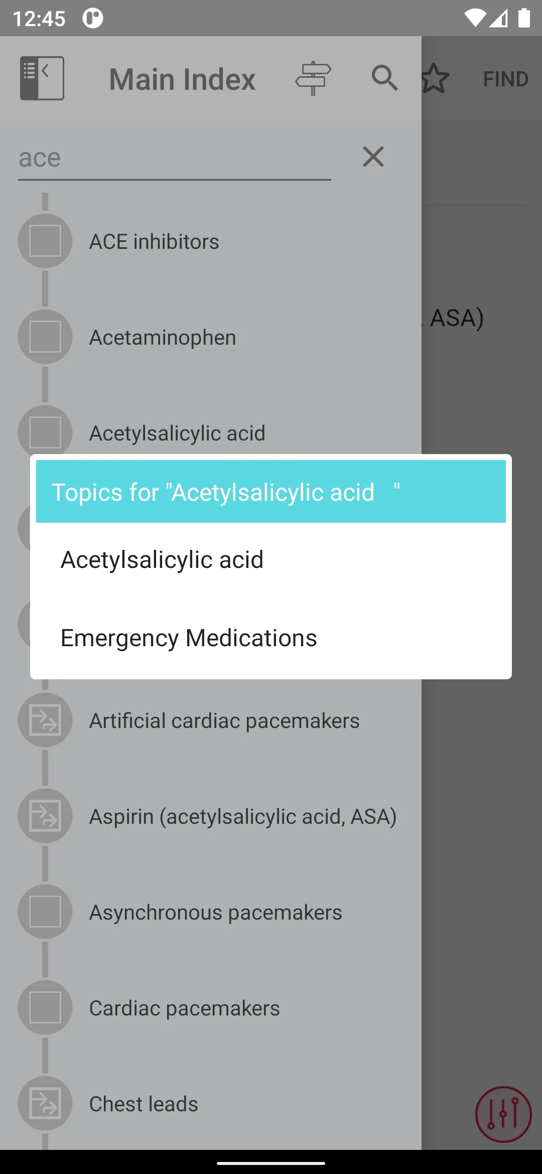 ECG Notes: Quick look-up ref. | Indus Appstore | Screenshot