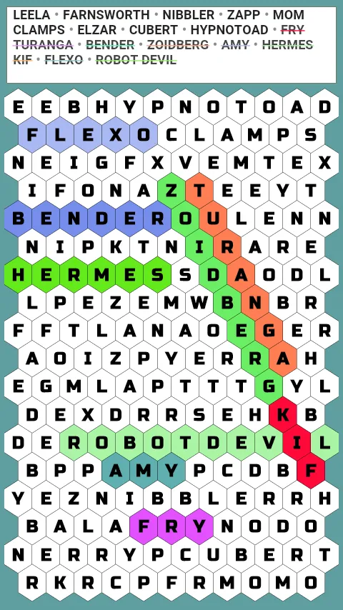 Hex Word Search | Indus Appstore | Screenshot