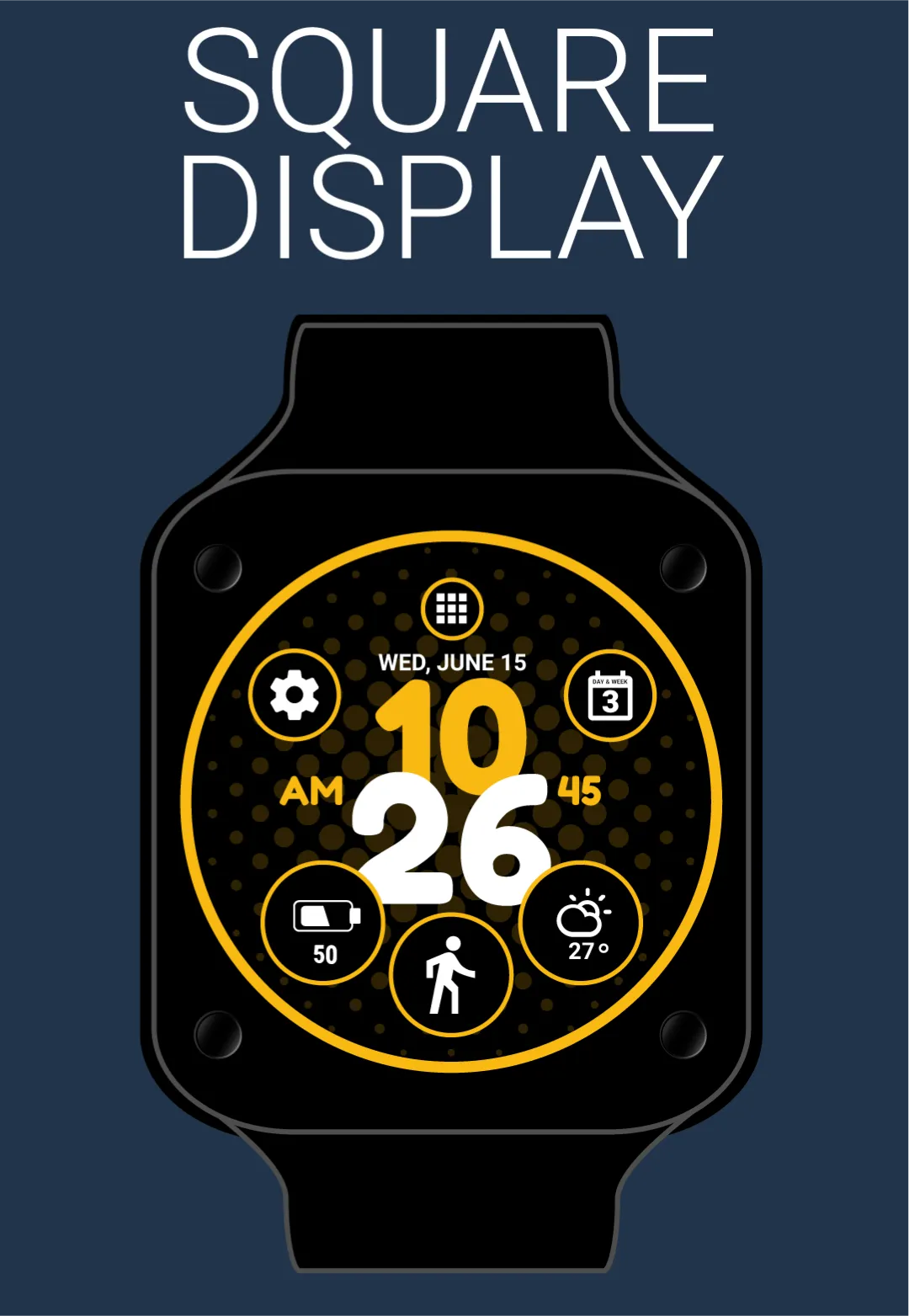 Color Watch Face (by HuskyDEV) | Indus Appstore | Screenshot