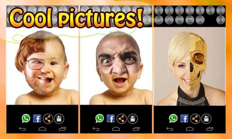 2 Face Maker: Fun Photo Editor | Indus Appstore | Screenshot