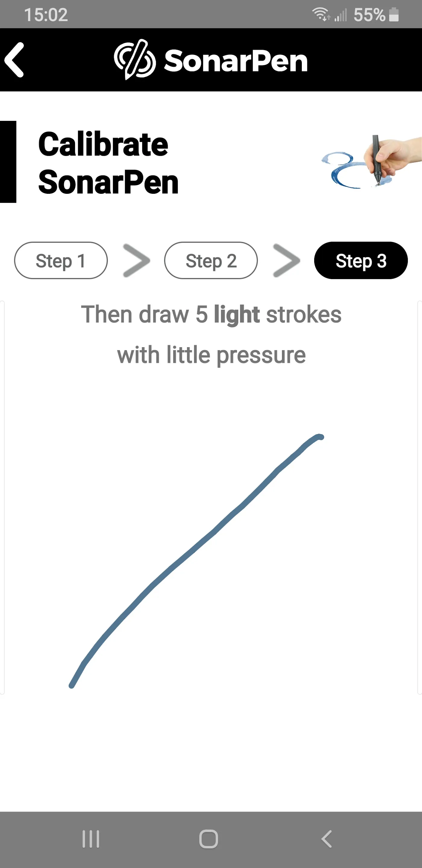 SonarPen Calibrate | Indus Appstore | Screenshot