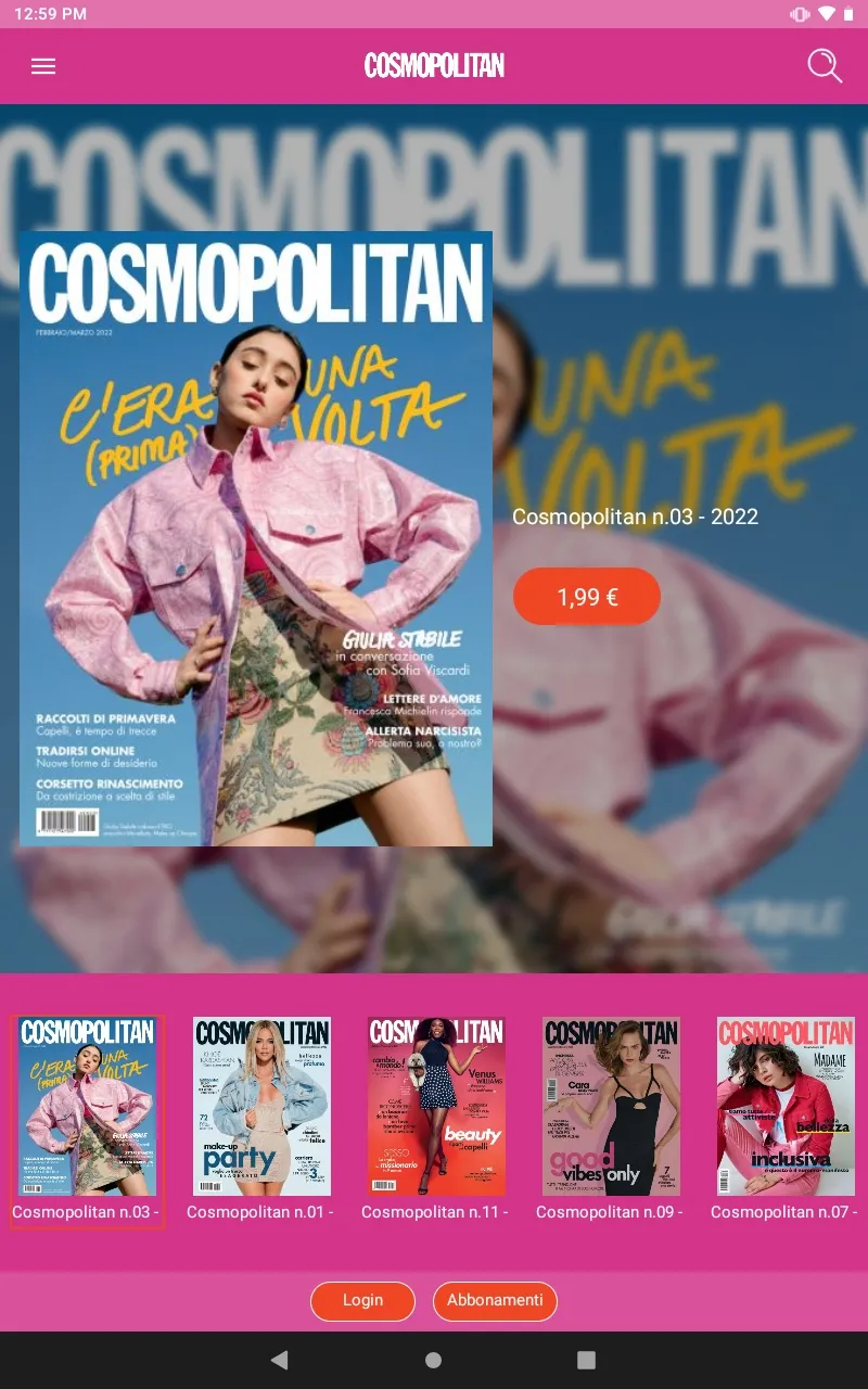 Cosmopolitan Italia | Indus Appstore | Screenshot