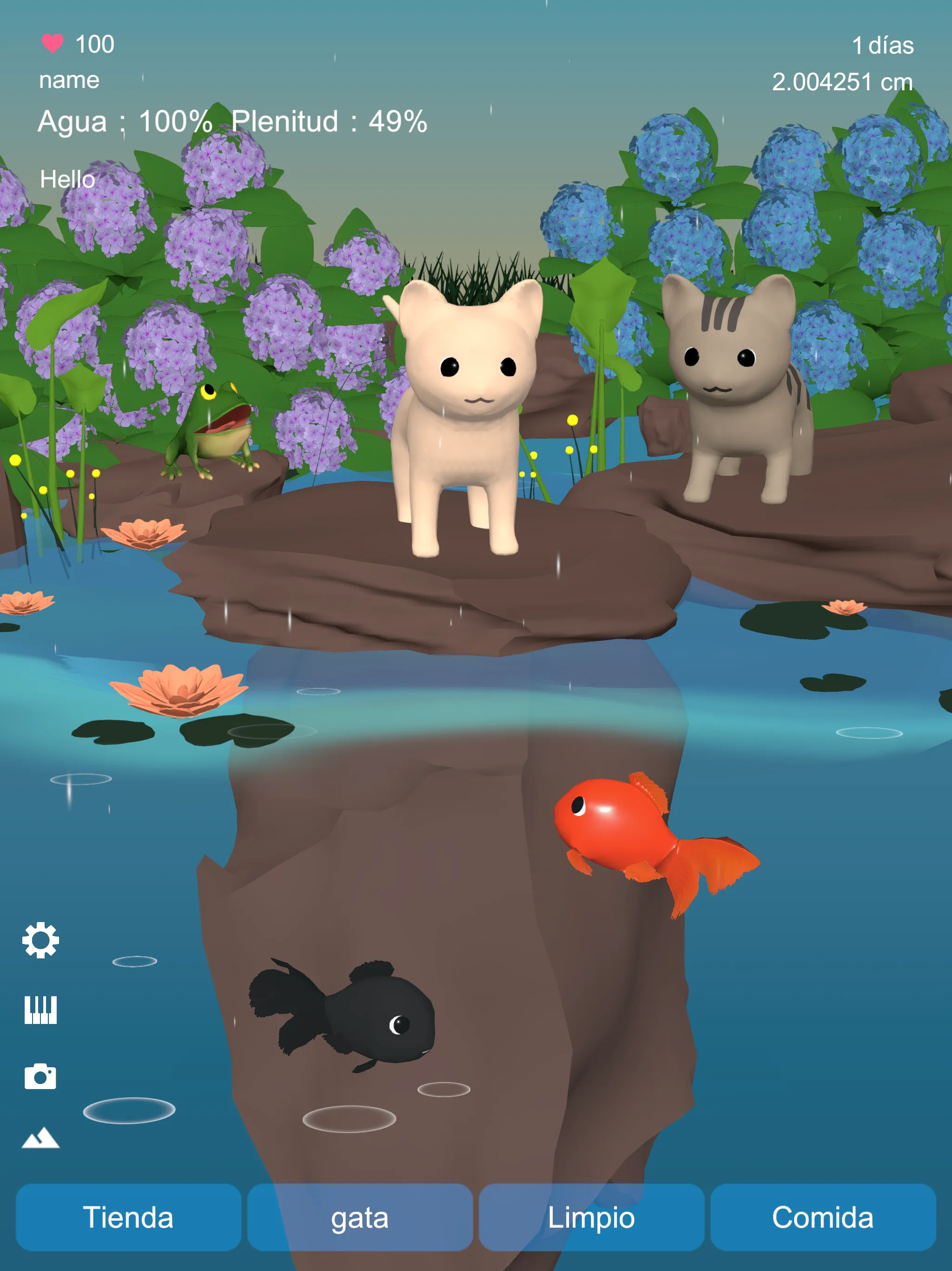 Goldfish & Cat Simulator | Indus Appstore | Screenshot