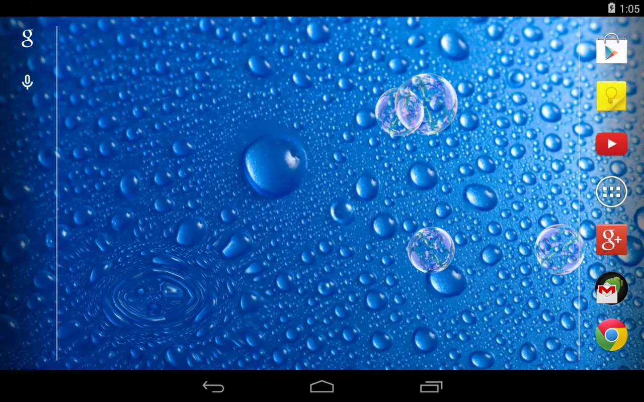 Water drops Live Wallpaper | Indus Appstore | Screenshot