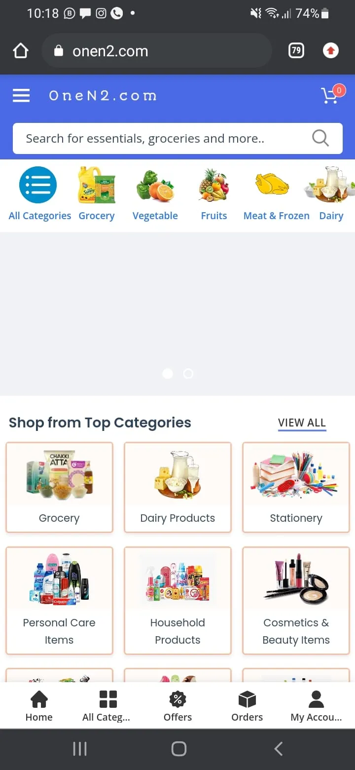 OneN2 | Grocery & Stationery | Indus Appstore | Screenshot