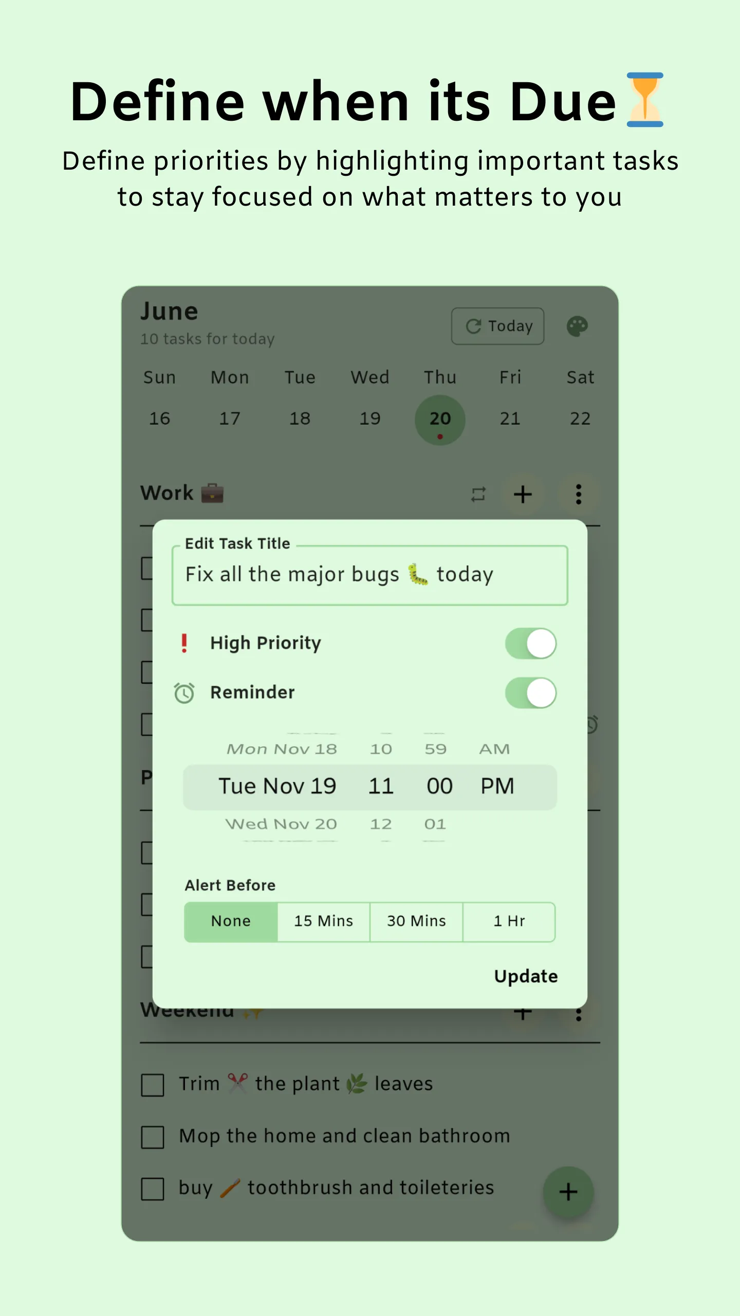 Done - minimal weekly planner | Indus Appstore | Screenshot