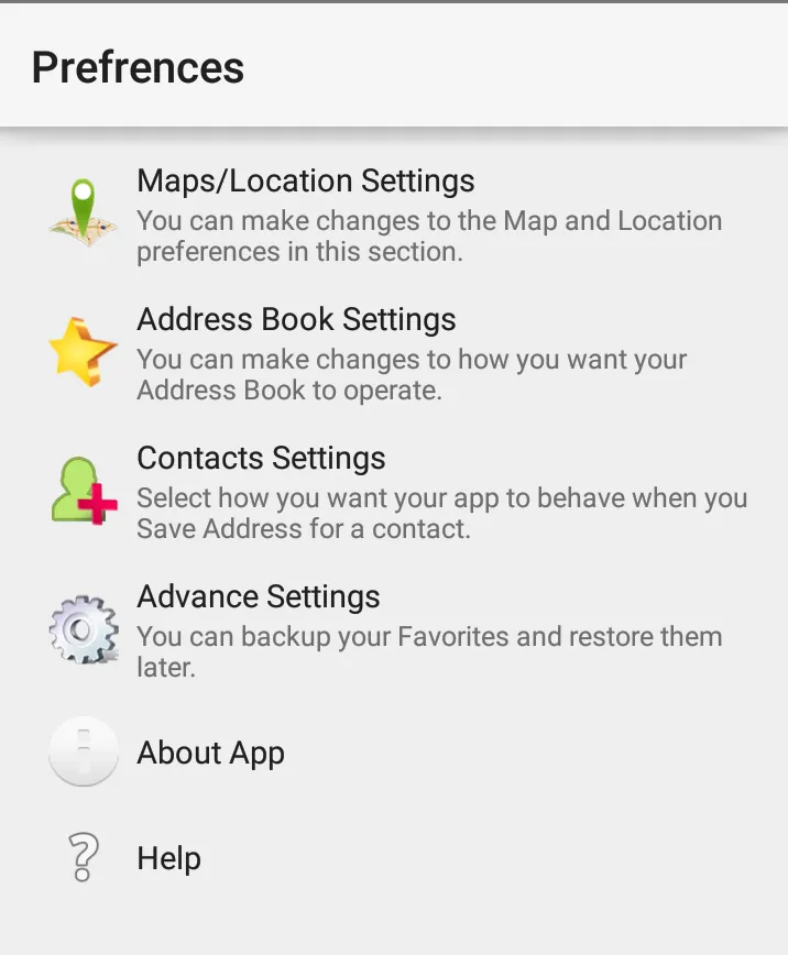 GPS Address Book | Indus Appstore | Screenshot