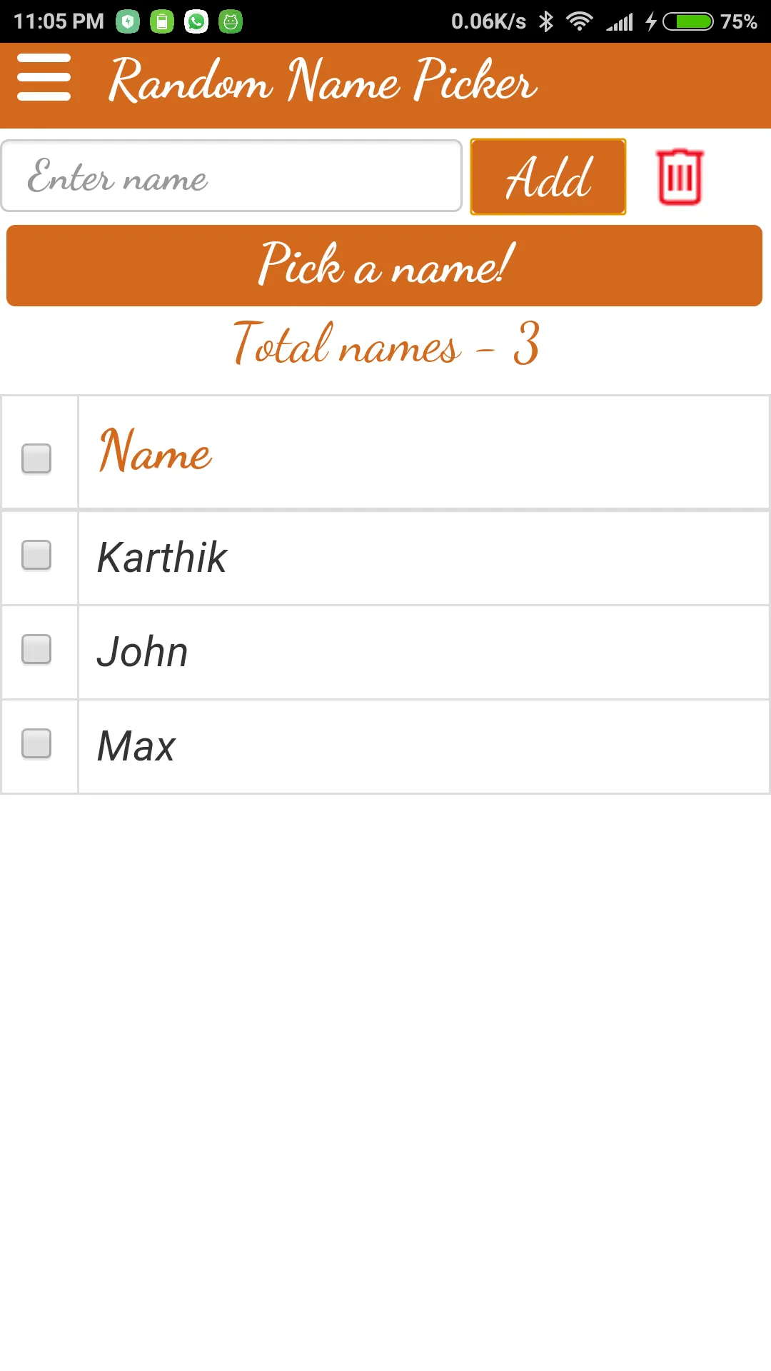 Random Name Picker | Indus Appstore | Screenshot