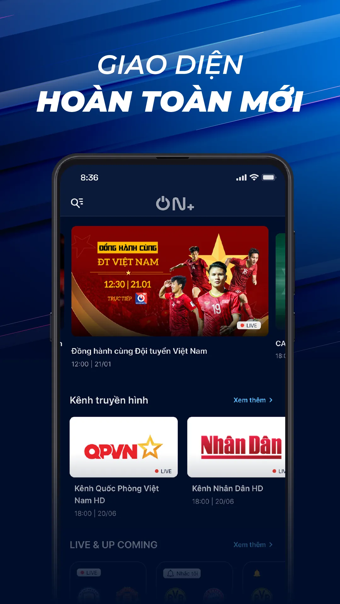 ON Plus Trực tiếp bóng đá | Indus Appstore | Screenshot