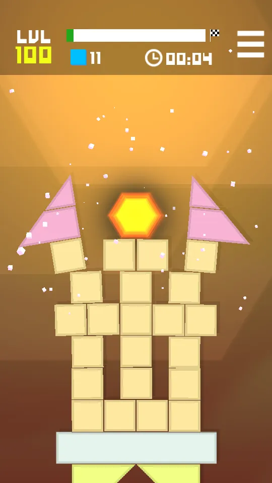 Hexagon Tower Balance Blocks | Indus Appstore | Screenshot