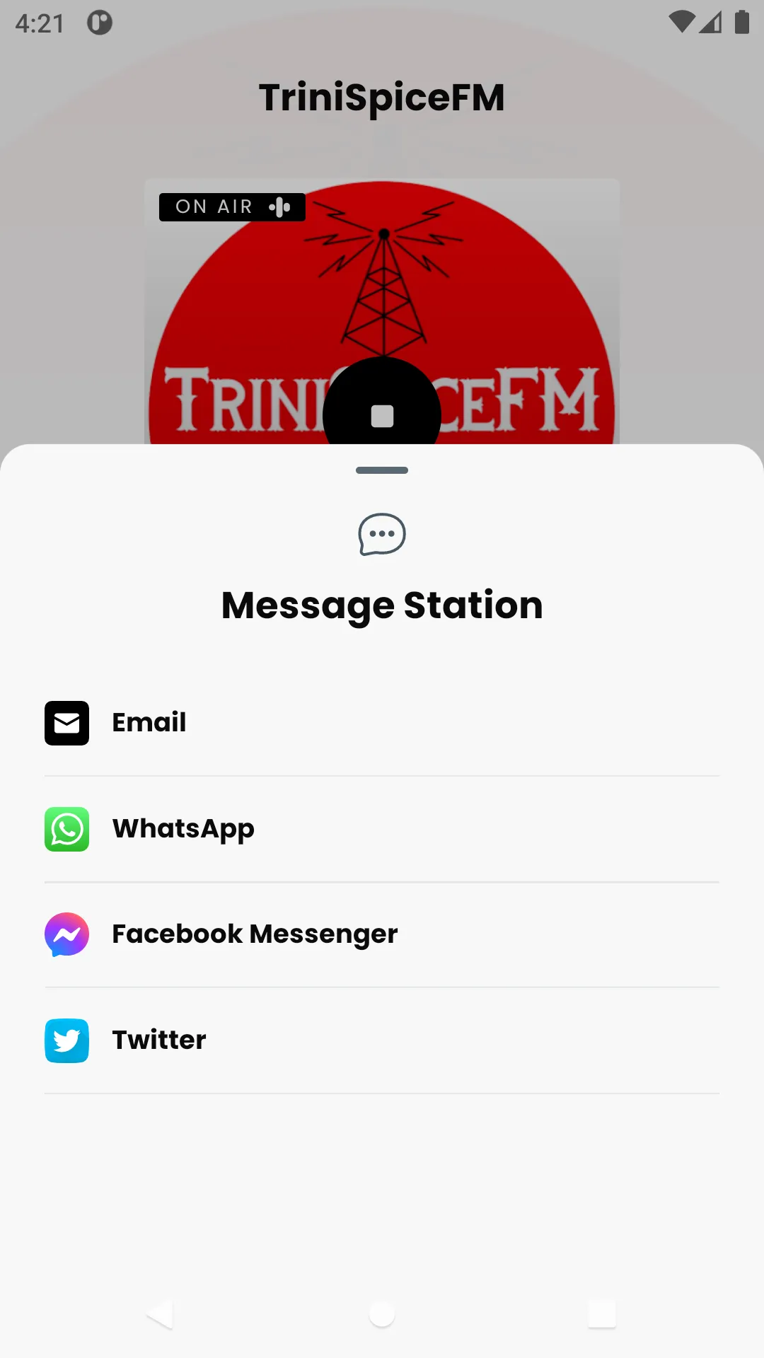 TriniSpiceFM | Indus Appstore | Screenshot