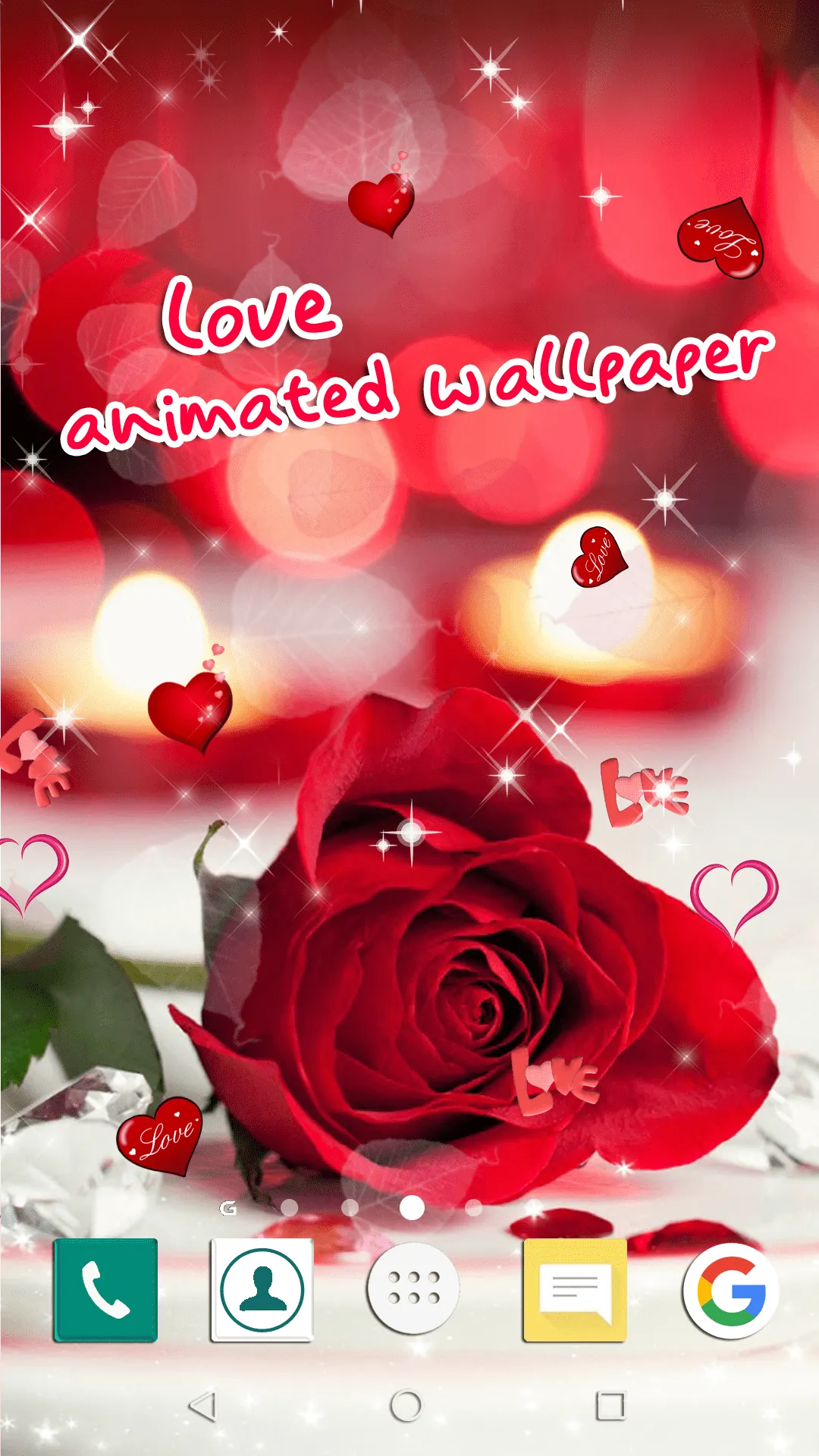 About Love Live Wallpaper | Indus Appstore | Screenshot