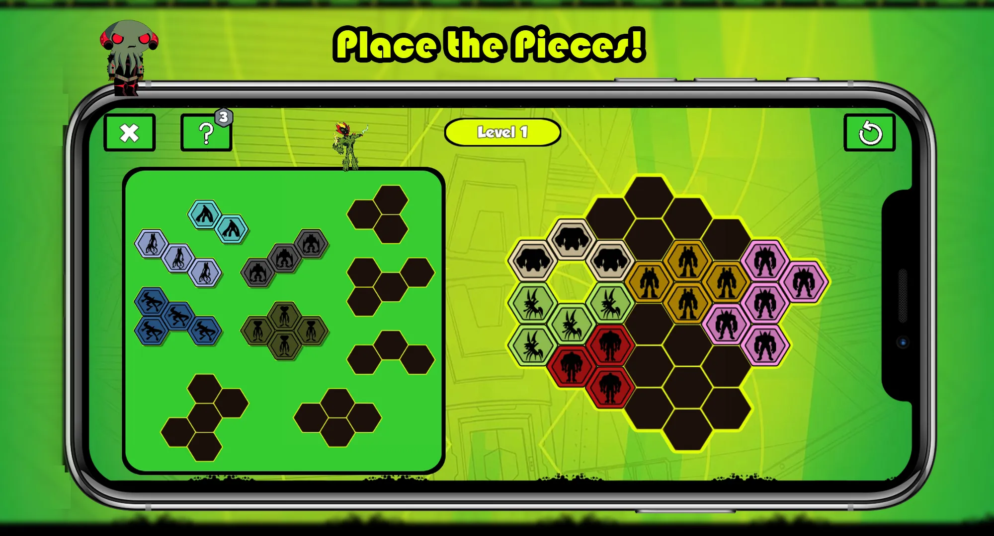 Ben Alien 10 Puzzle | Indus Appstore | Screenshot