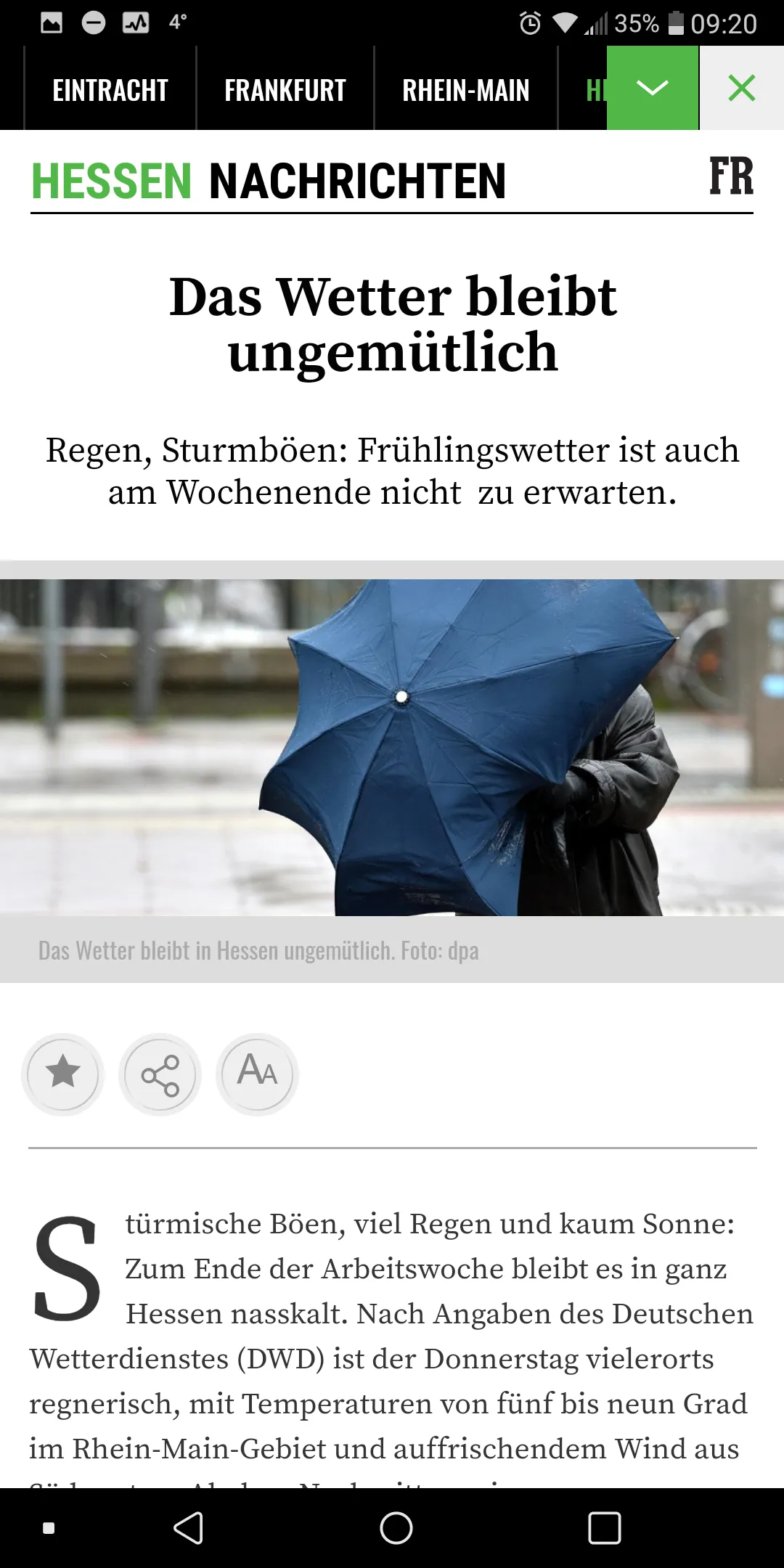 FR+ - Frankfurter Rundschau | Indus Appstore | Screenshot