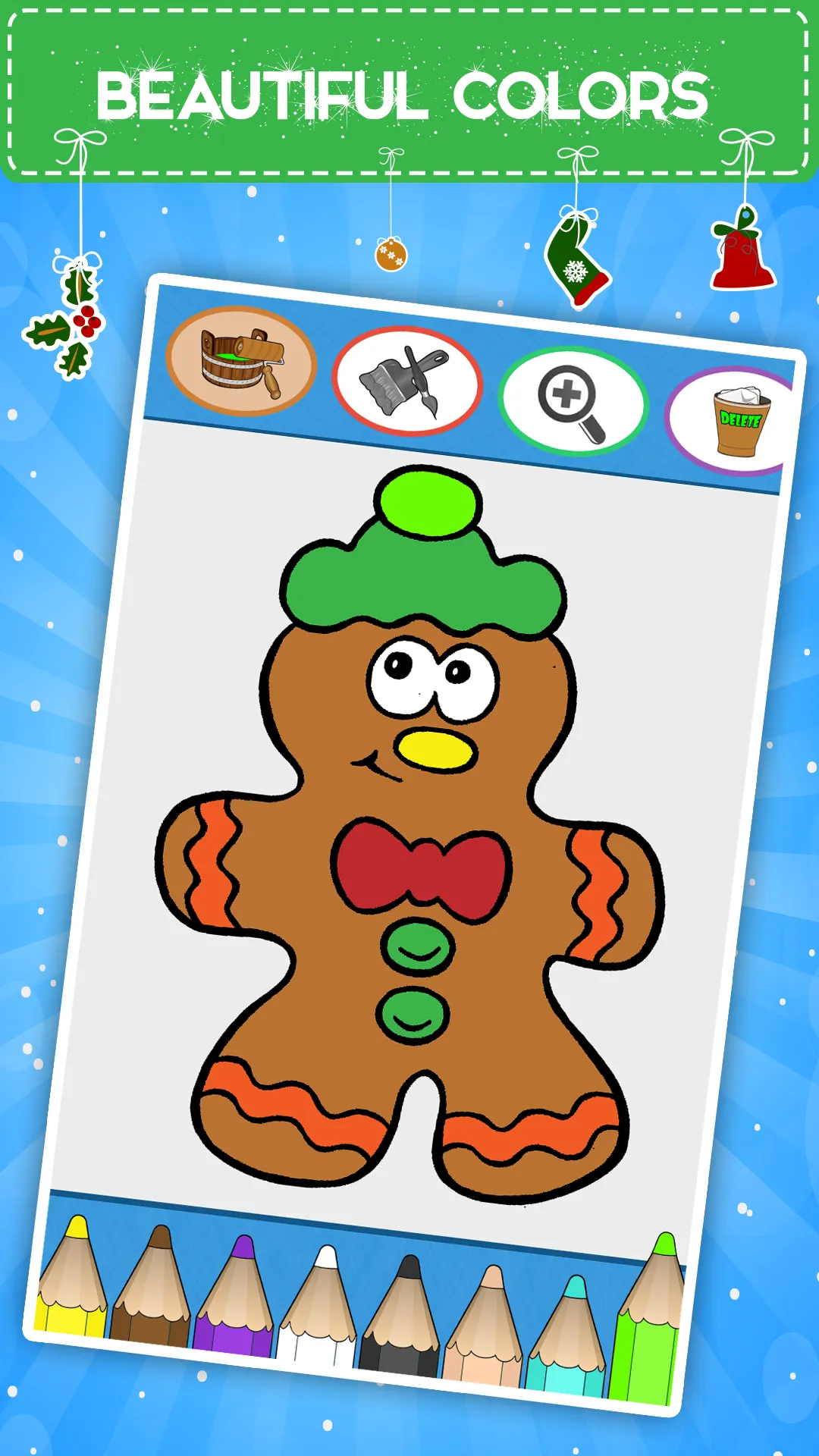 Kids coloring book:  Christmas | Indus Appstore | Screenshot