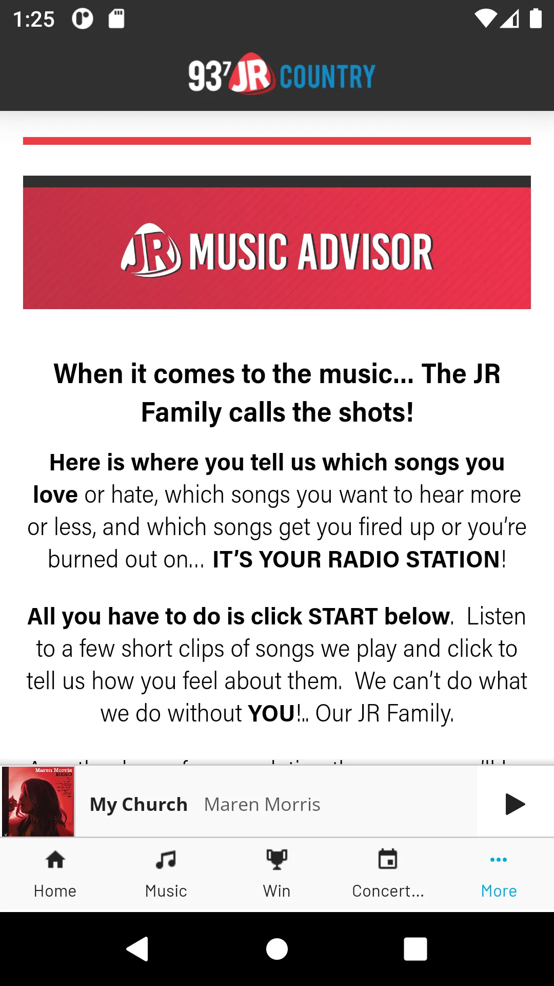 93.7 JR Country | Indus Appstore | Screenshot