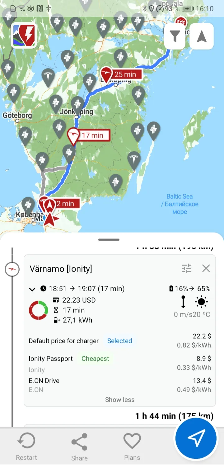 A Better Routeplanner (ABRP) | Indus Appstore | Screenshot