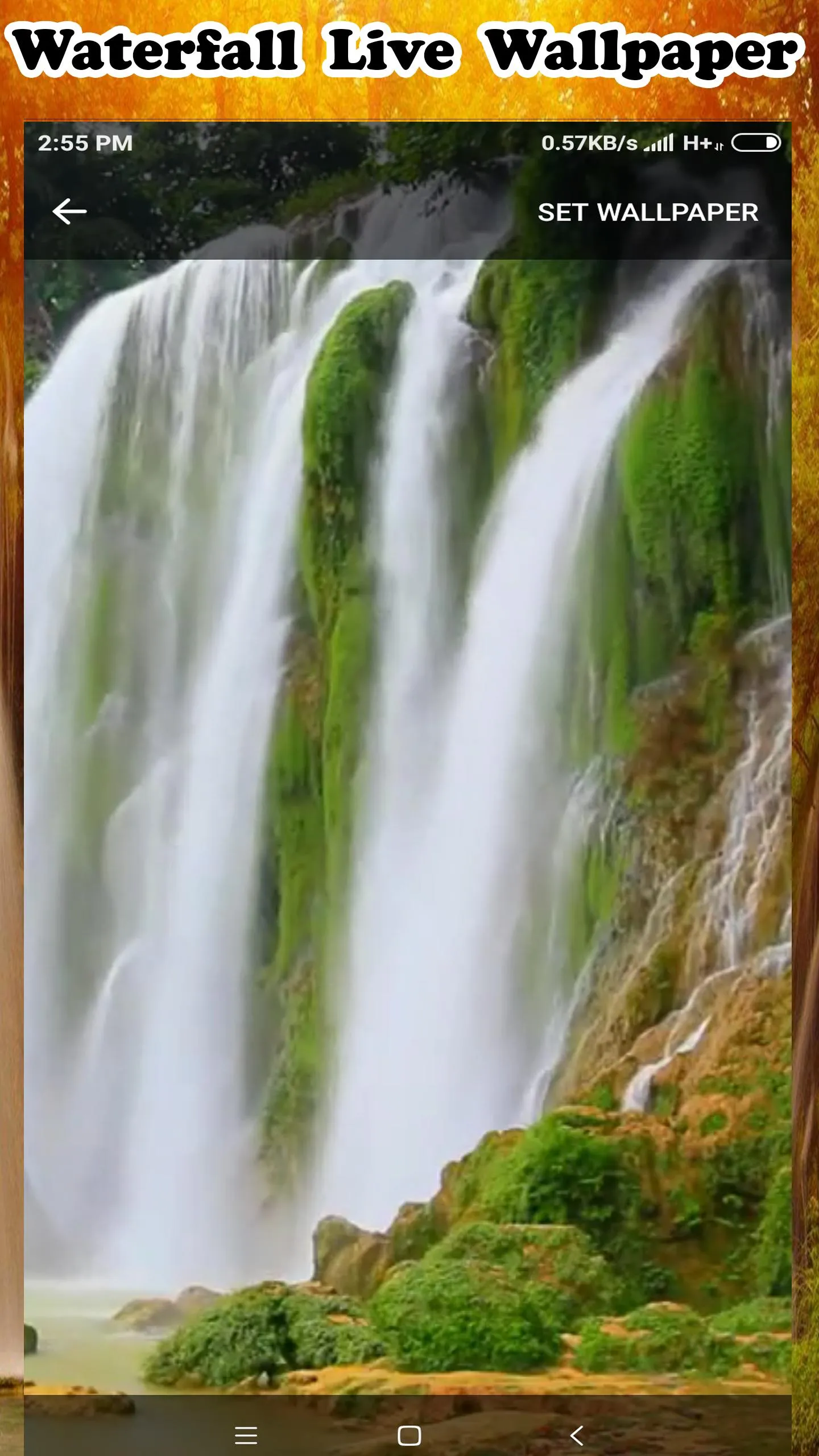 Waterfall Live Wallpaper | Indus Appstore | Screenshot