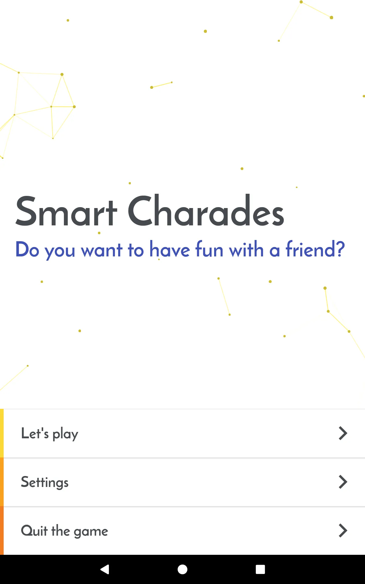 Smart Charades EN | Indus Appstore | Screenshot