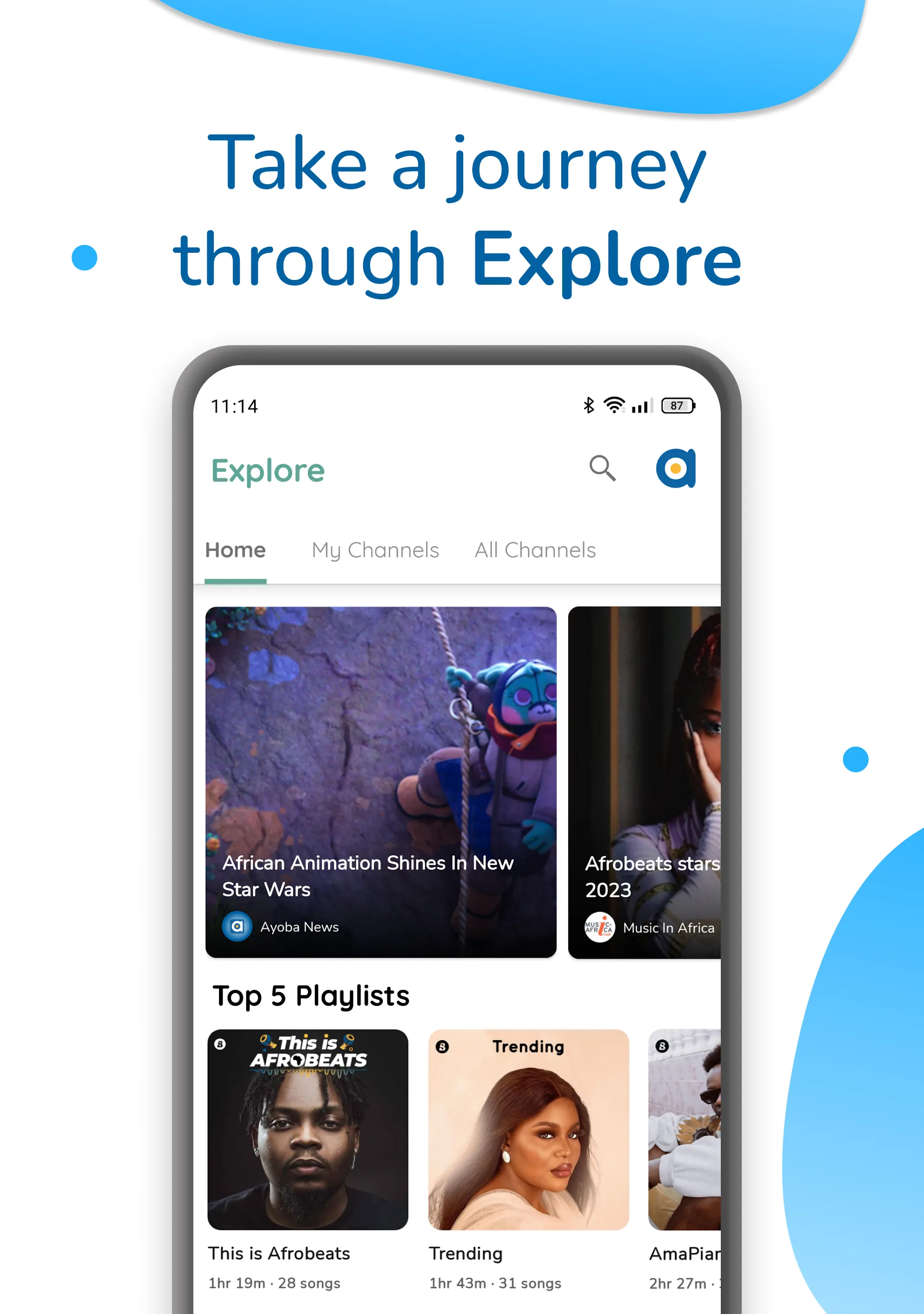 Ayoba chat.games.news.music | Indus Appstore | Screenshot