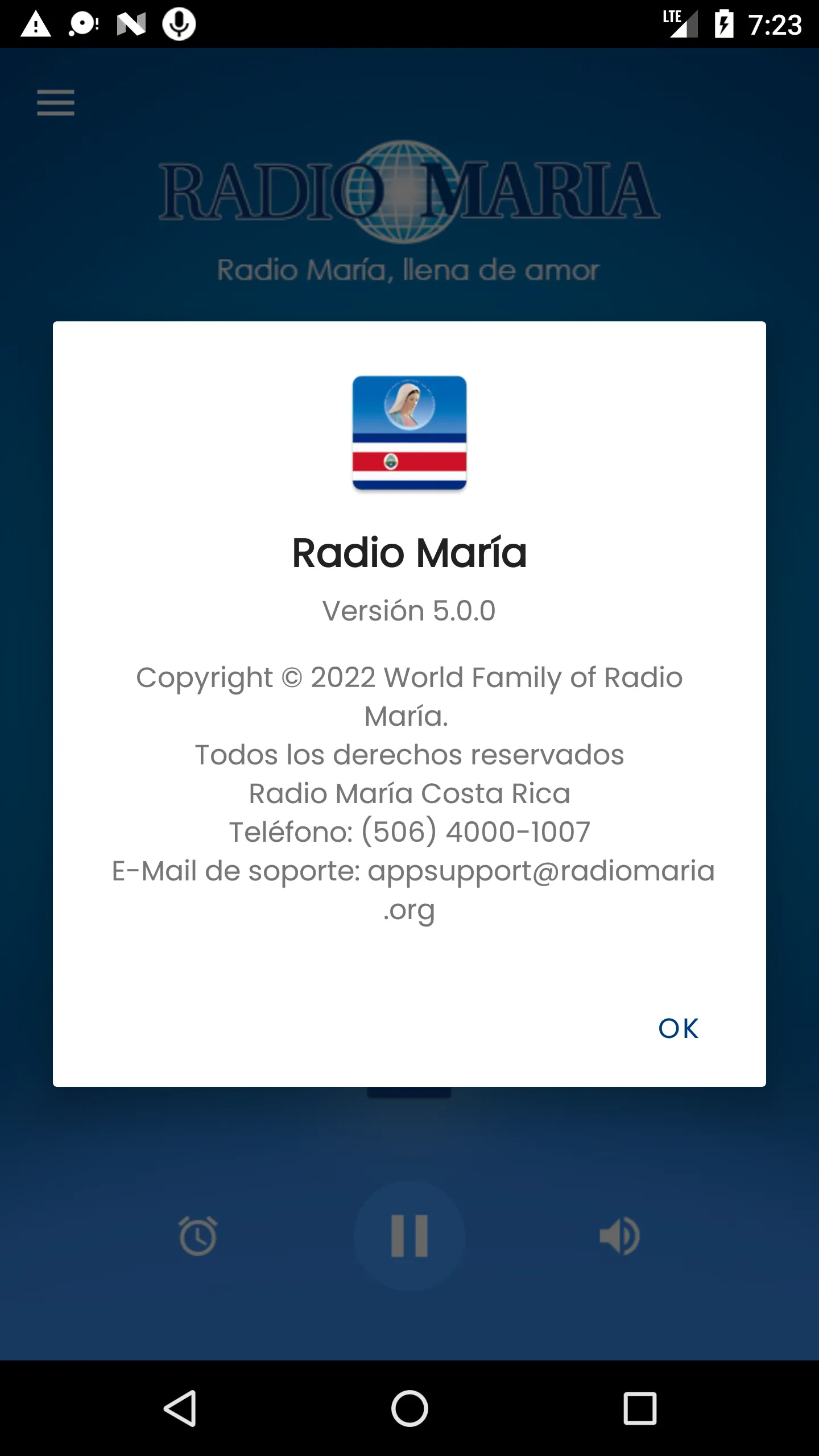 Radio Maria Costa Rica | Indus Appstore | Screenshot