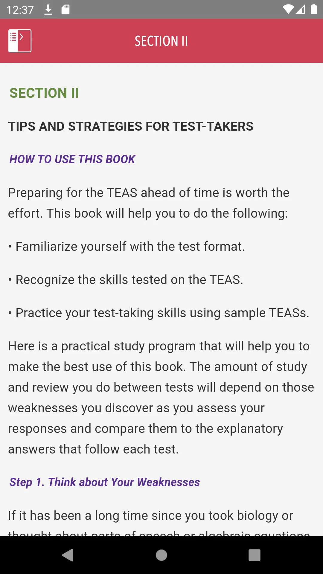 5 TEAS Nursing School Entrance | Indus Appstore | Screenshot