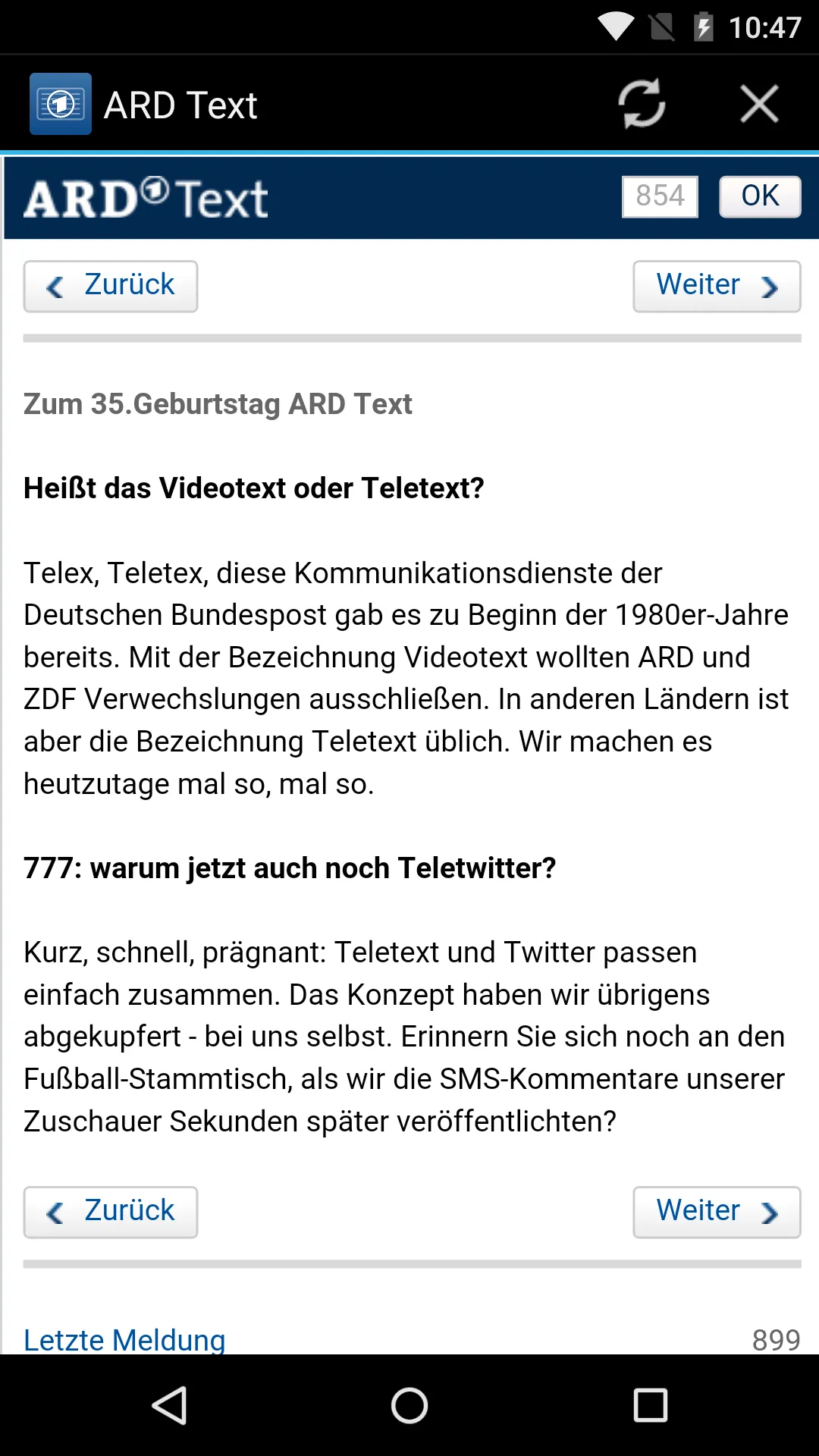 ARD Text (Teletext) | Indus Appstore | Screenshot