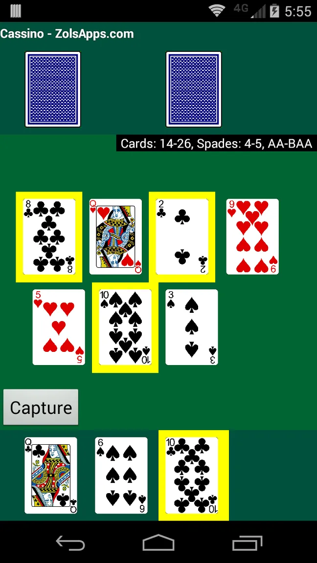 Cassino Card Game | Indus Appstore | Screenshot