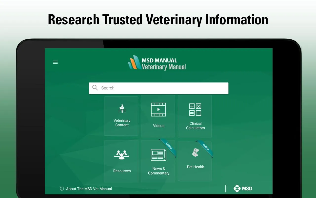 MSD Vet Manual | Indus Appstore | Screenshot