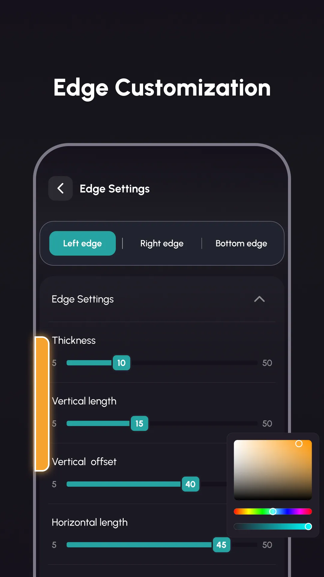 Edge Gesture Controls | Indus Appstore | Screenshot
