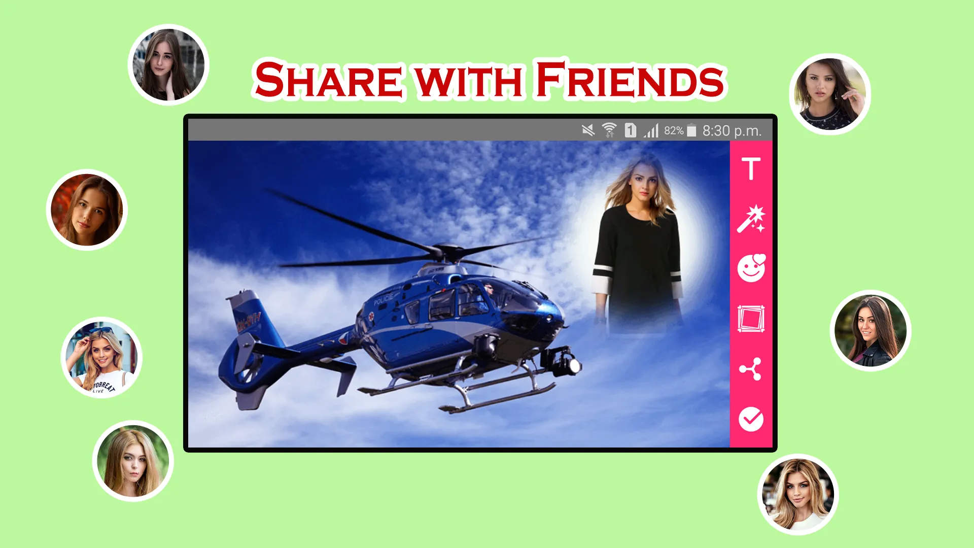 Helicopter Photo Frames | Indus Appstore | Screenshot