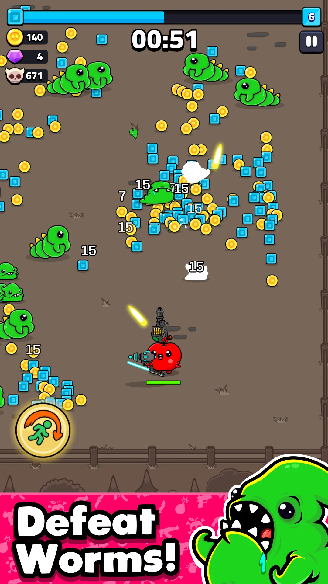 Apple Grapple: Survivor | Indus Appstore | Screenshot