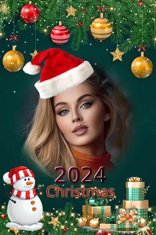 Christmas photo frame 2024 | Indus Appstore | Screenshot