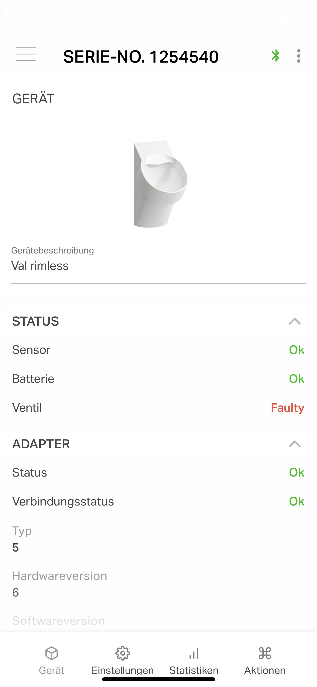 LAUFEN SmartControl | Indus Appstore | Screenshot