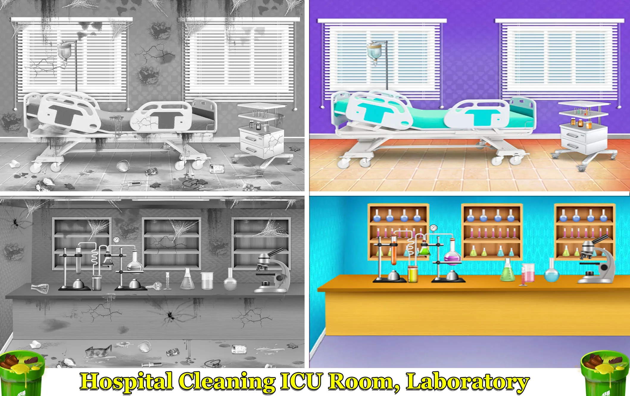 Girls Hospital Cleaning Games | Indus Appstore | Screenshot