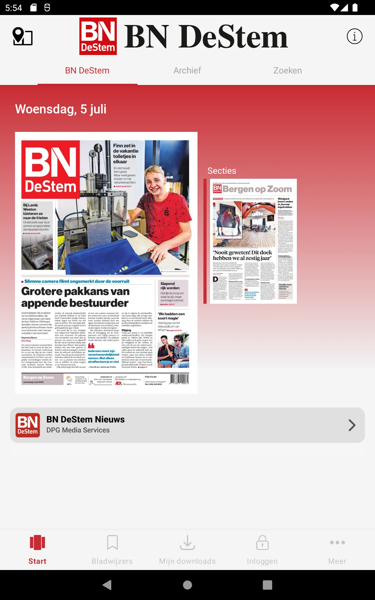 BN DeStem - Digitale krant | Indus Appstore | Screenshot