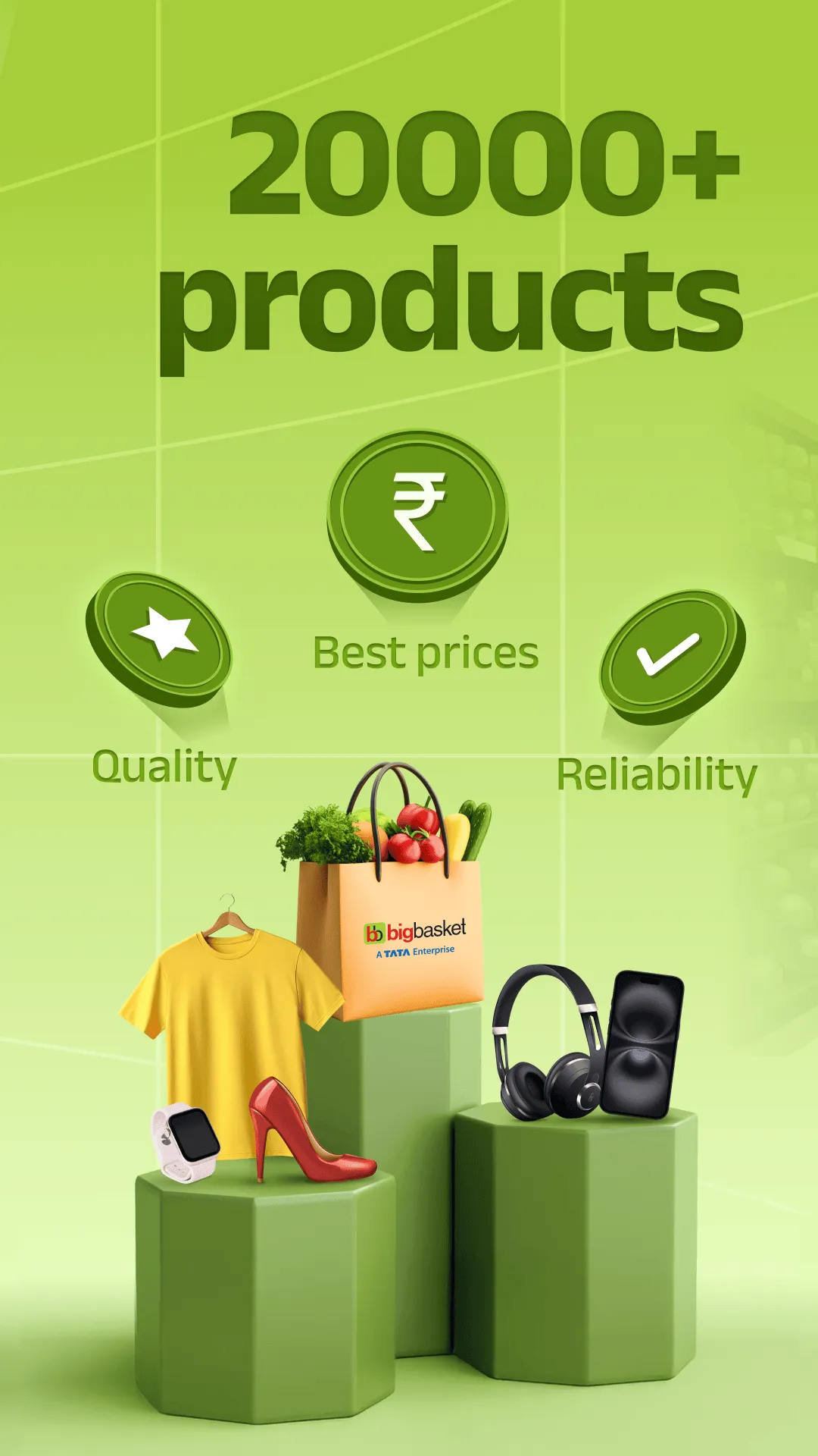 bigbasket: 10 min Grocery App | Indus Appstore | Screenshot